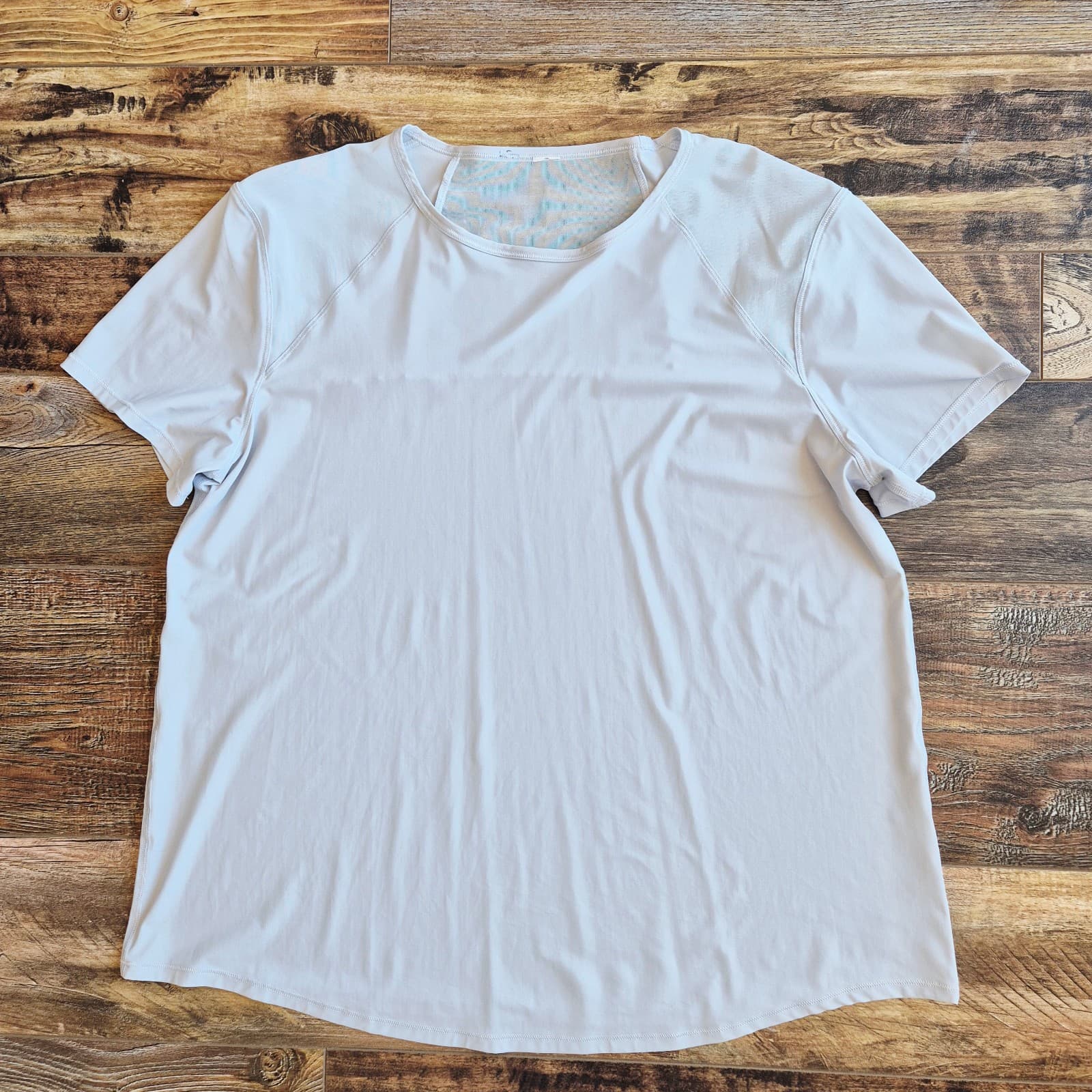Lululemon Sculpt Short-Sleeve T-Shirt Lightweight Mesh Blue Bust 41" (12-14) - Thumbnail 2