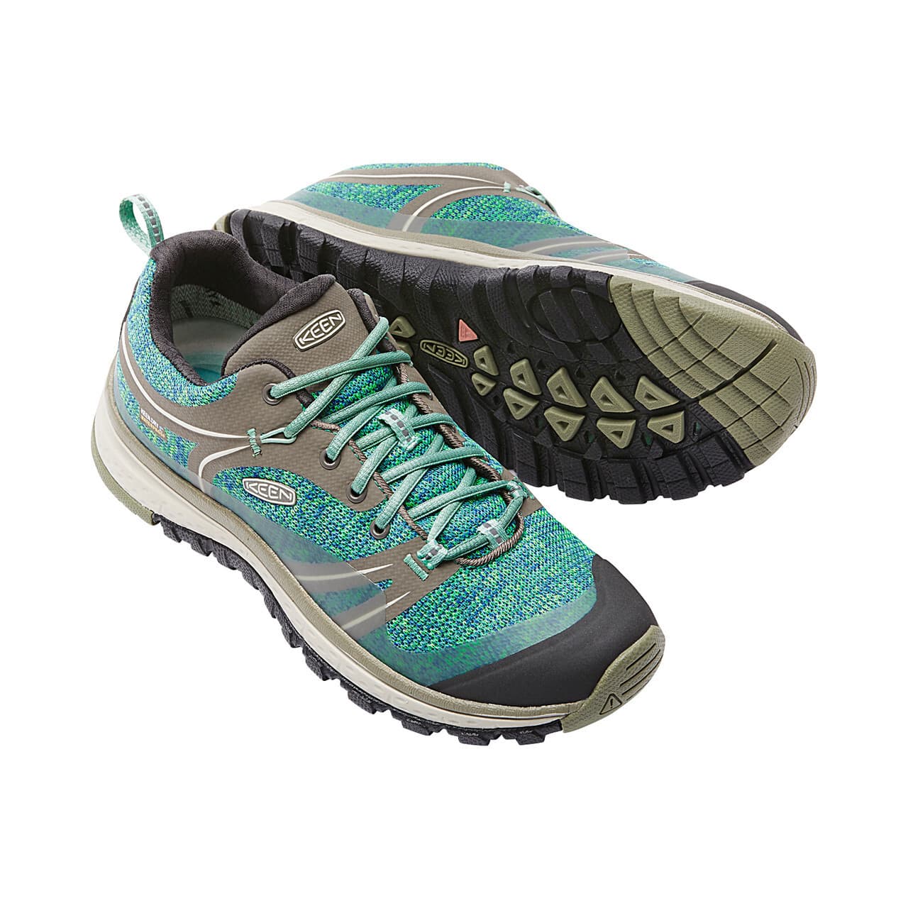 Keen Women's US10 Terradora Waterproof Hiking Outdoor Shoes Lace Blue-Green - Thumbnail 4