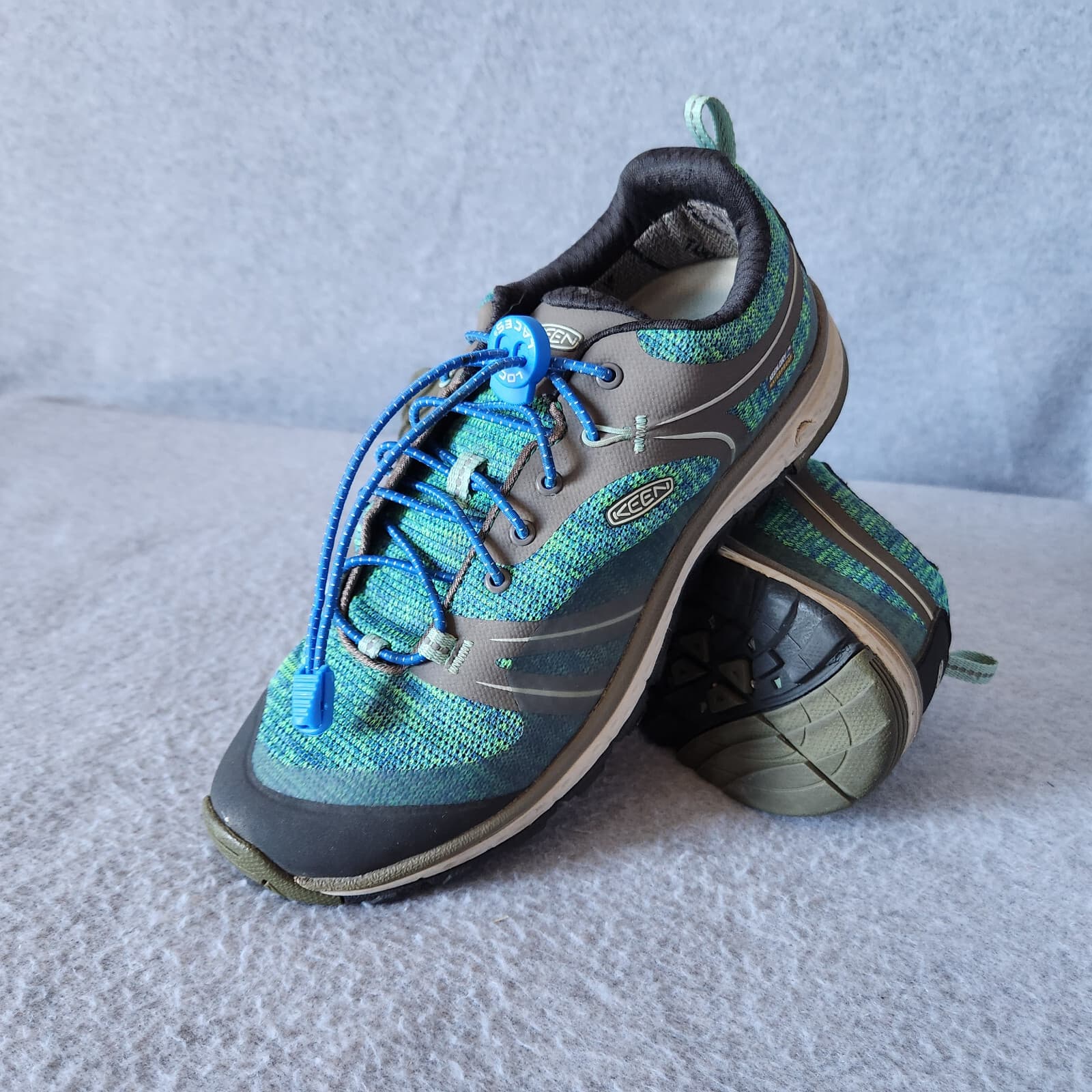 Keen Women's US10 Terradora Waterproof Hiking Outdoor Shoes Lace Blue-Green - Thumbnail 3