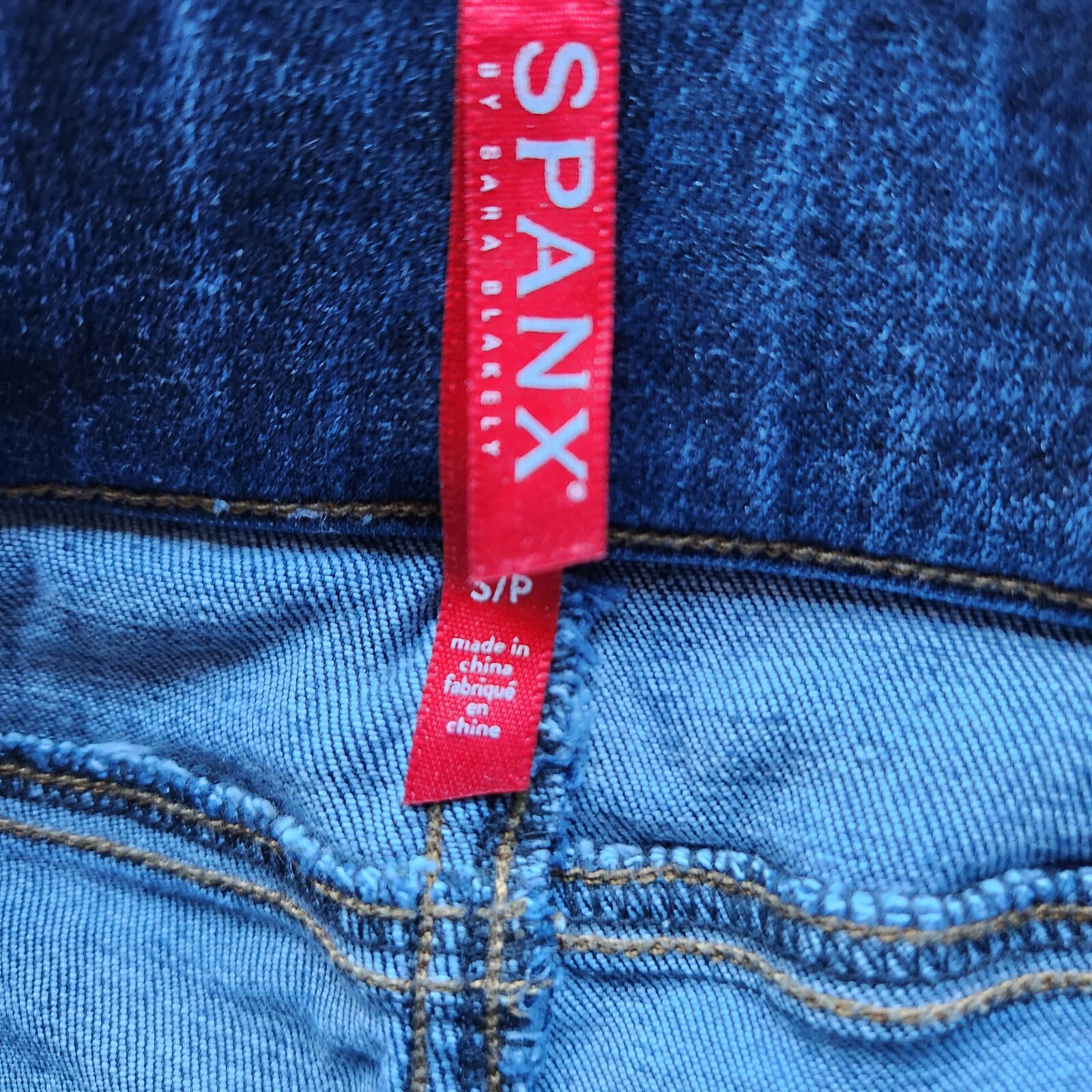 Spanx Distressed Ankle Skinny Jeans Pull-On Stretch Pocket Frayed Hem Women's S - Thumbnail 8