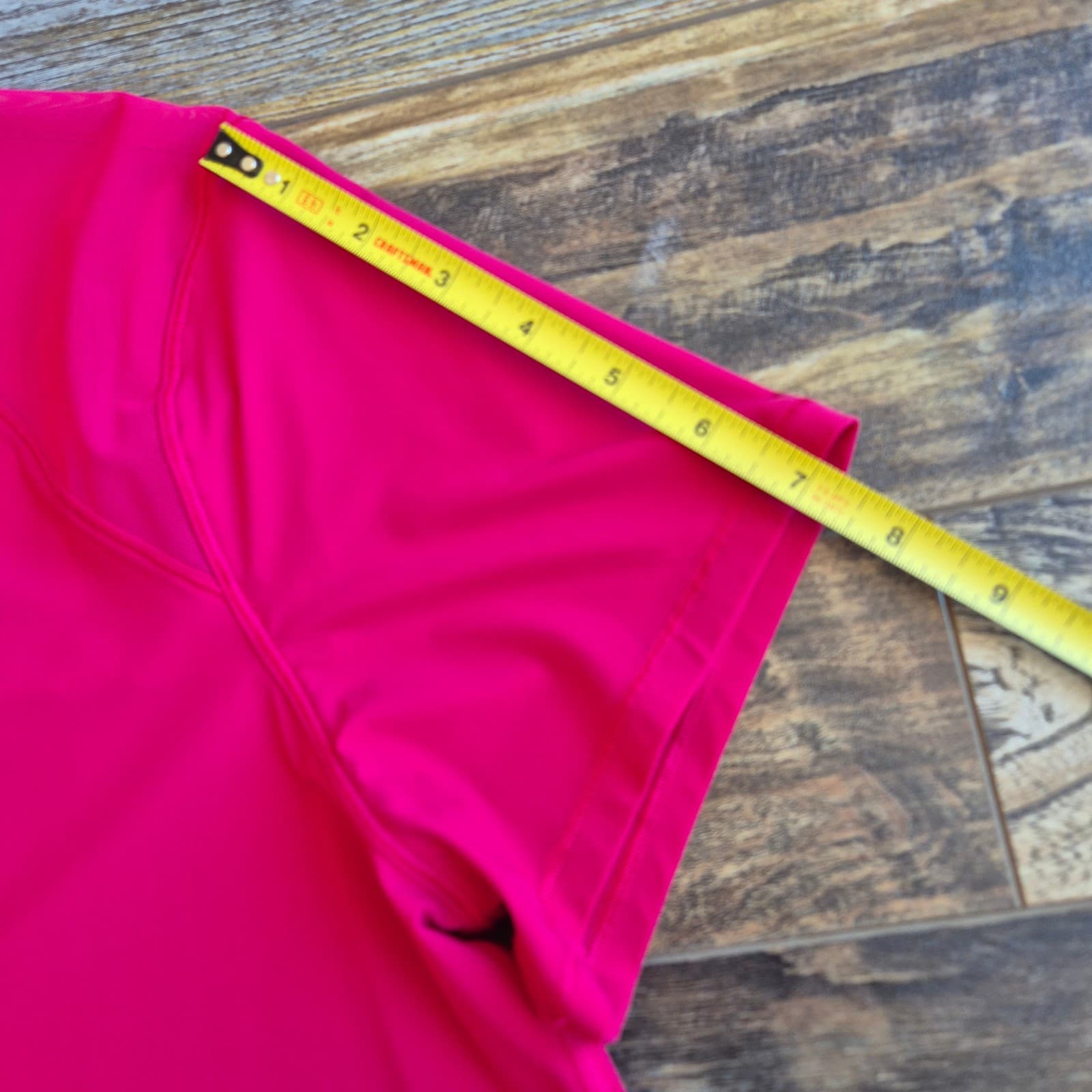 Lululemon Sculpt Short-Sleeve T-Shirt Lightweight Mesh Pink Bust 41" (12-14) - Thumbnail 10