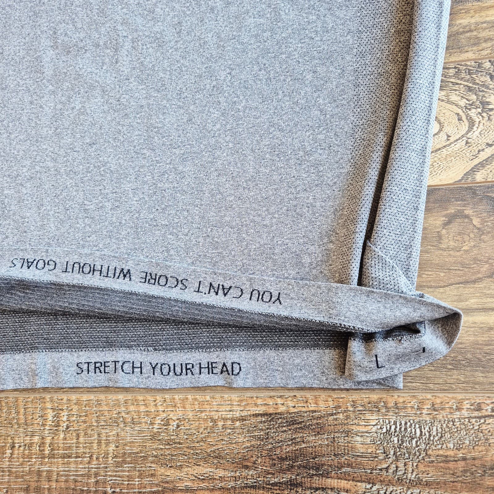 Lululemon Metal Vent Tech Short Sleeve Henley T-Shirt Mesh Breathable Grey Men L - Thumbnail 7