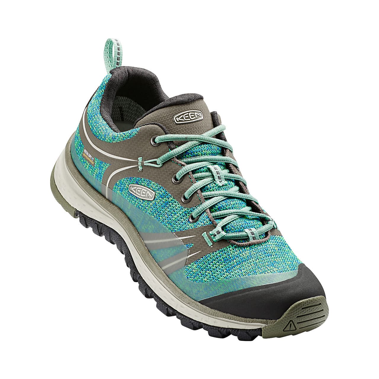 Keen Women's US10 Terradora Waterproof Hiking Outdoor Shoes Lace Blue-Green - Thumbnail 2
