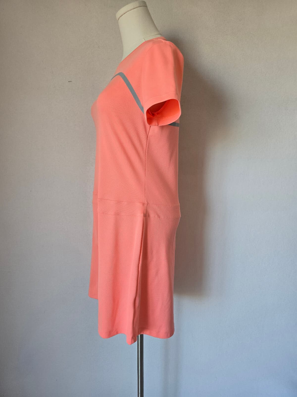 Nike Dri-Fit Mini Goft Dress Crew-Neck Short Sleeve Knit Polyester Pink Women S - Thumbnail 4