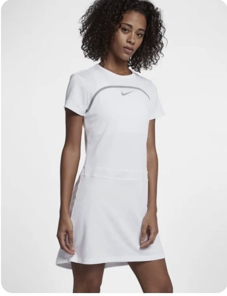 Nike Dri-Fit Mini Goft Dress Crew-Neck Short Sleeve Knit Polyester Pink Women S - Thumbnail 8
