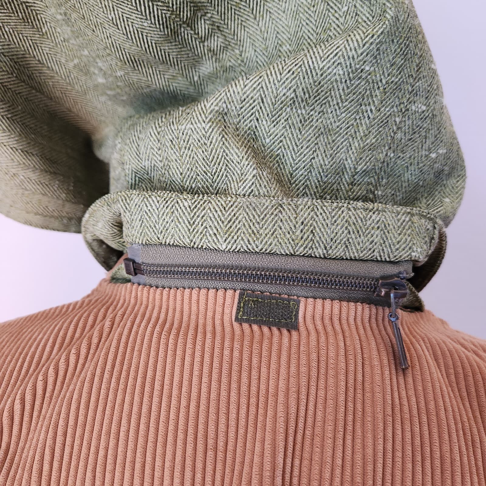 Obermeyer Tweaked Ski Winter Hood Jacket Insulated Herringbone Green Brown Sz.7 - Thumbnail 7