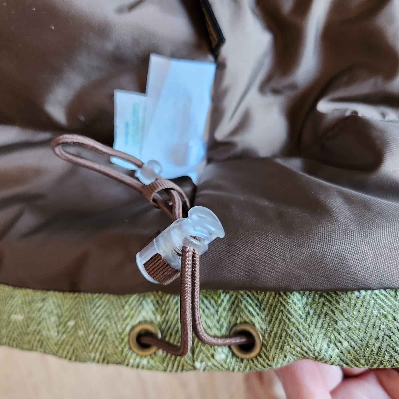 Obermeyer Tweaked Ski Winter Hood Jacket Insulated Herringbone Green Brown Sz.7 - Thumbnail 12