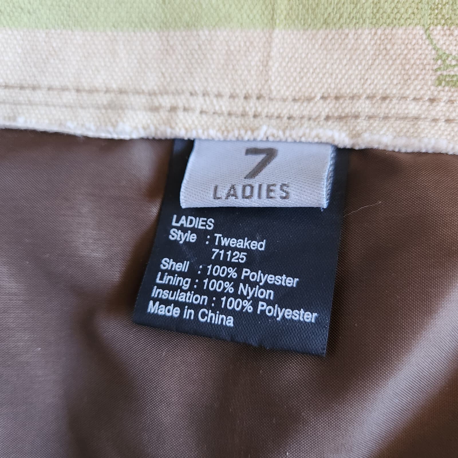 Obermeyer Tweaked Ski Winter Hood Jacket Insulated Herringbone Green Brown Sz.7 - Thumbnail 15