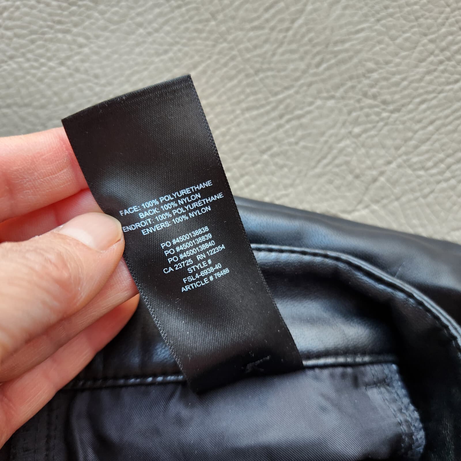 Aritzia Wilfred Rebel High-Waisted Vegan Leather Pant Seamed Straight Black Sz.4 - Thumbnail 12