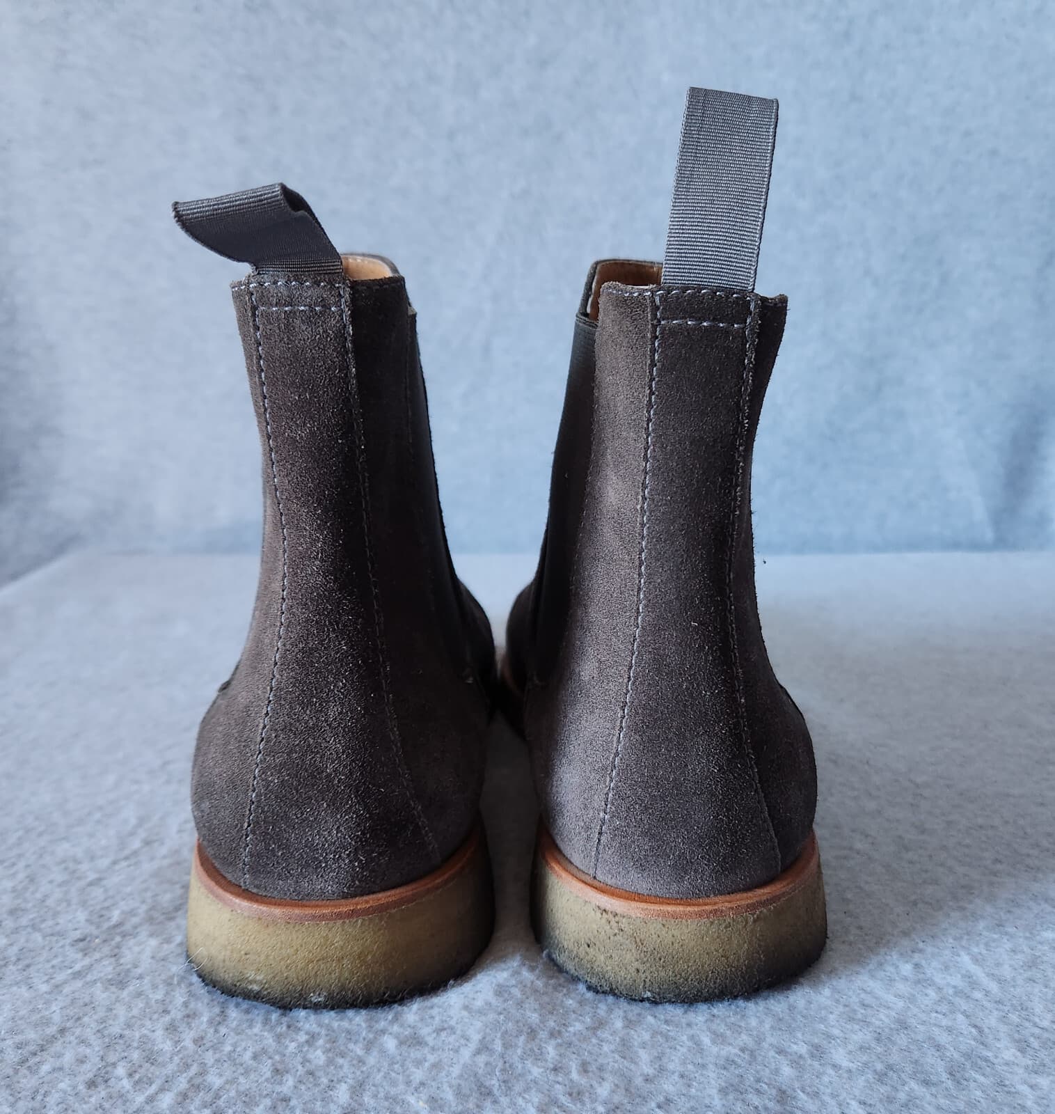 New Republic Mark McNairy Suede Men's US12 Sonoma Chelsea Boots Crepe Sole Brown - Thumbnail 7