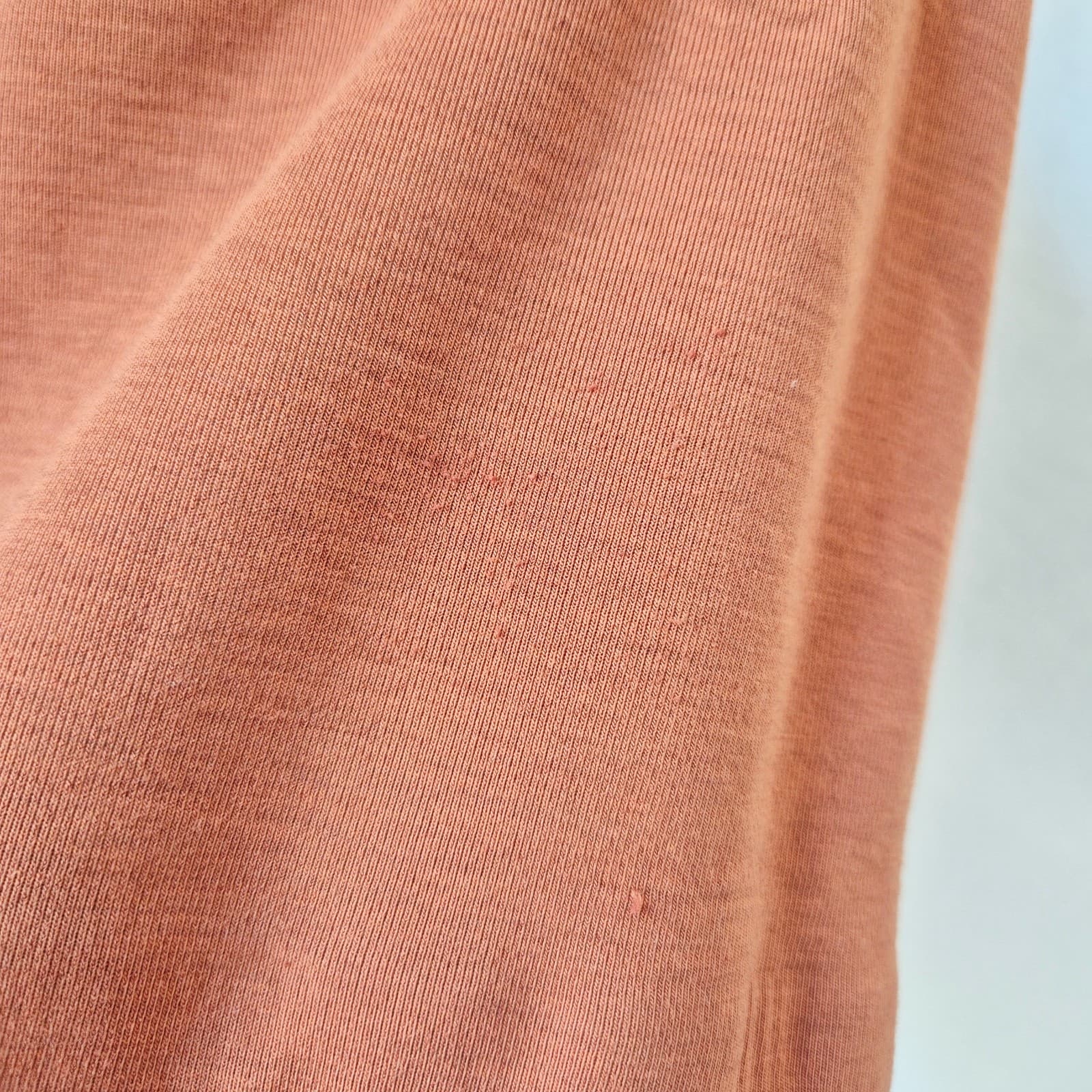 Lululemon Zippered Side-Shoulder Shirt Short Sleeve Heavy Knit Brown Bust 42" - Thumbnail 6
