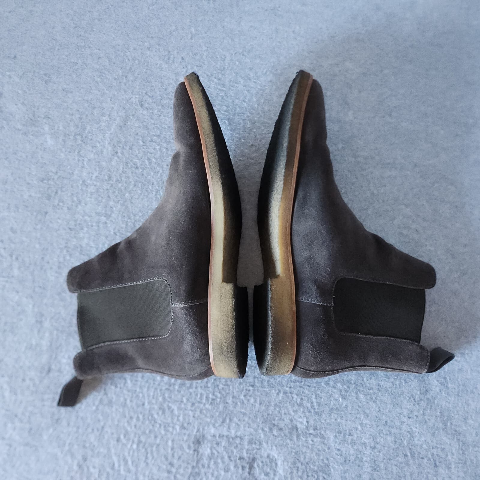 New Republic Mark McNairy Suede Men's US12 Sonoma Chelsea Boots Crepe Sole Brown - Thumbnail 5