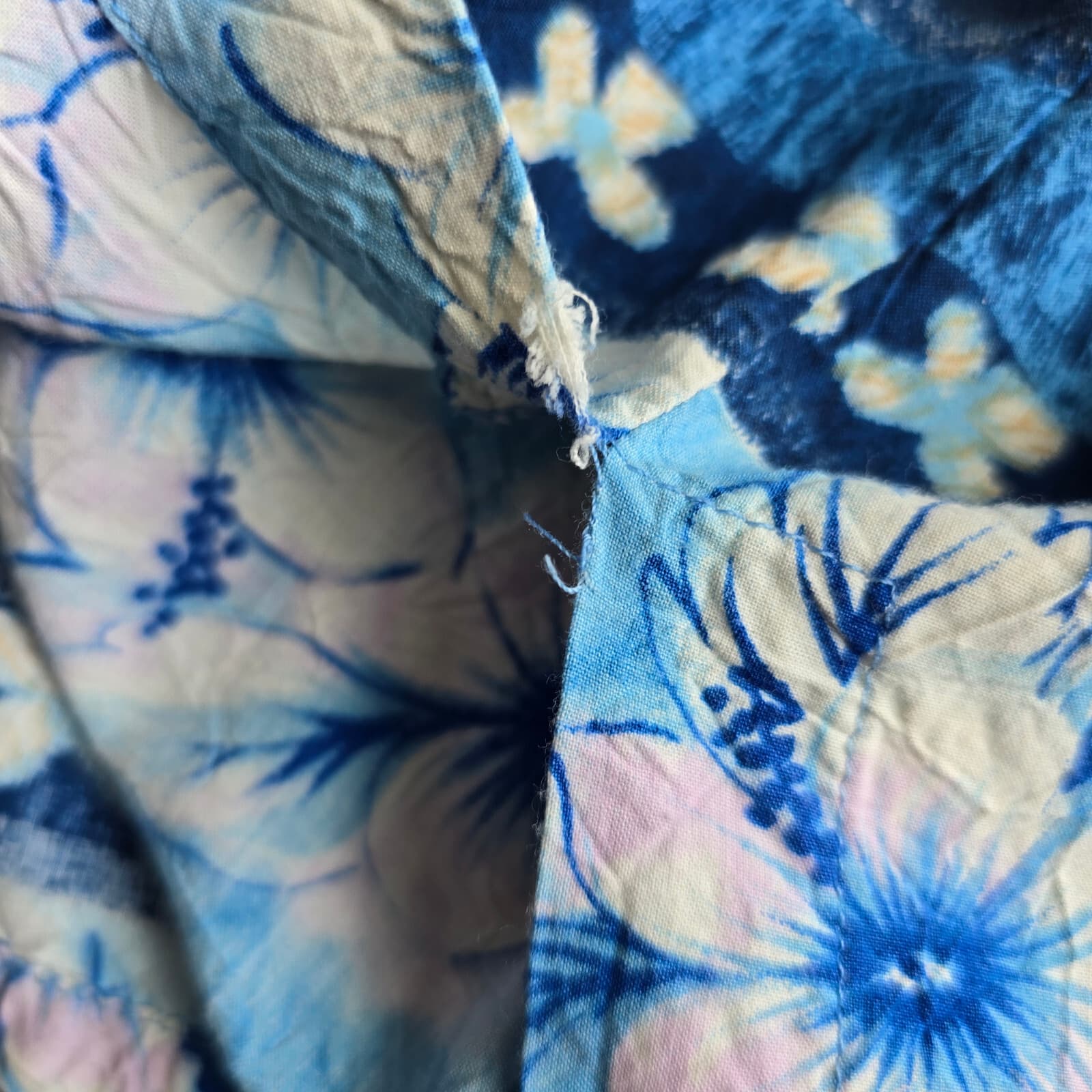 Jams World Tropical Floral Beach Hawaii Shift Dress Sleeveless Blubiscus Sz.M - Thumbnail 15