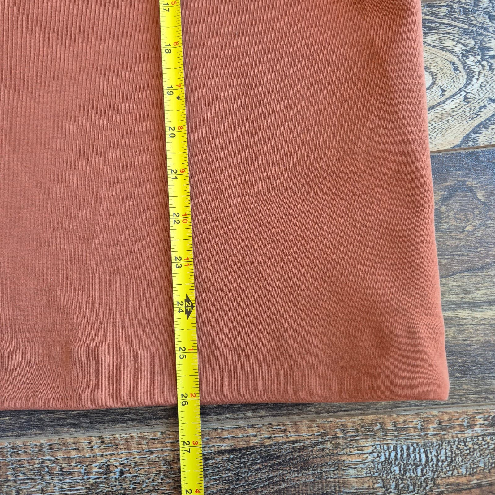 Lululemon Zippered Side-Shoulder Shirt Short Sleeve Heavy Knit Brown Bust 42" - Thumbnail 11