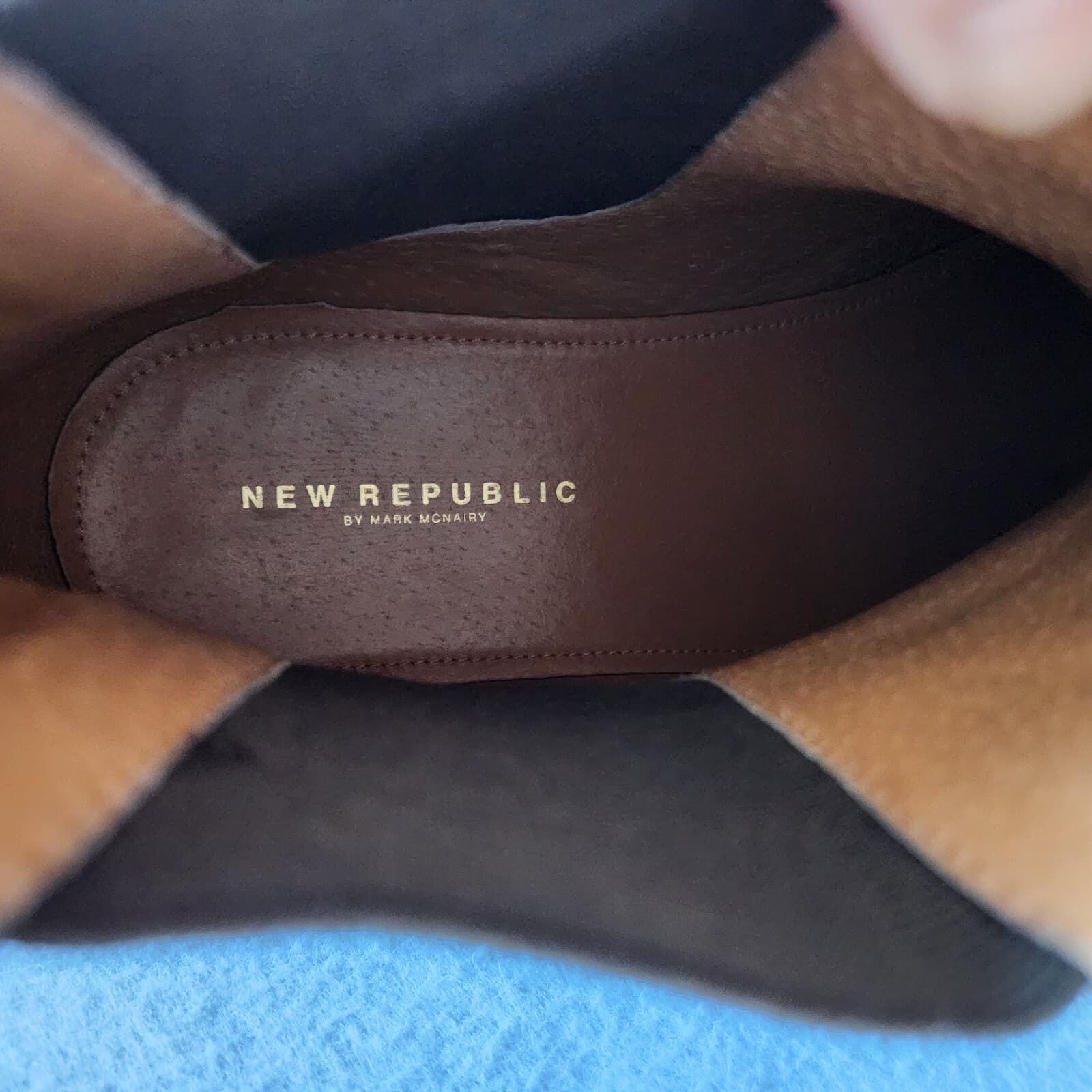 New Republic Mark McNairy Suede Men's US12 Sonoma Chelsea Boots Crepe Sole Brown - Thumbnail 11