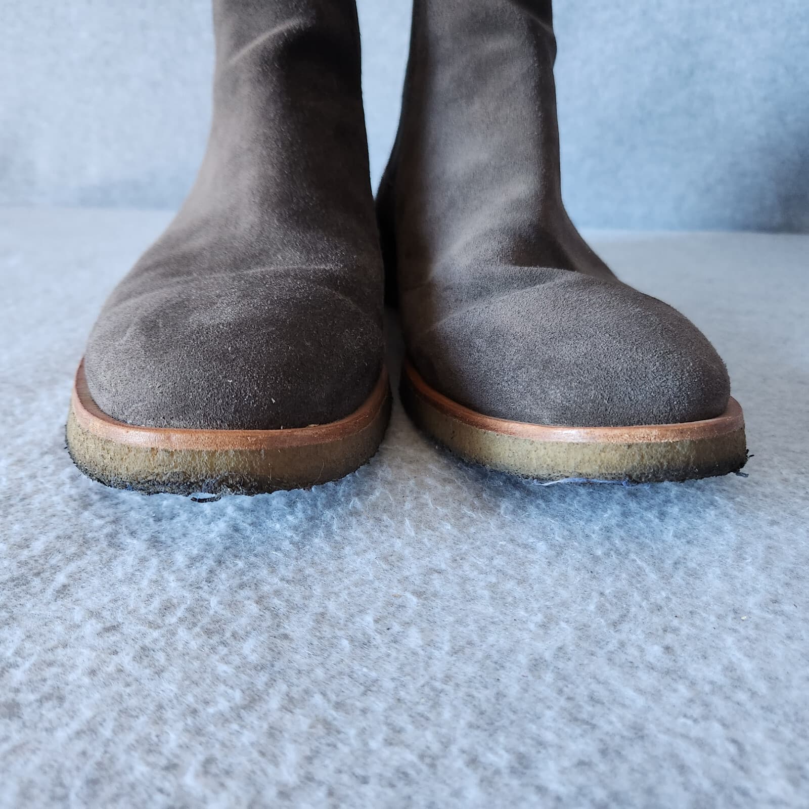 New Republic Mark McNairy Suede Men's US12 Sonoma Chelsea Boots Crepe Sole Brown - Thumbnail 8