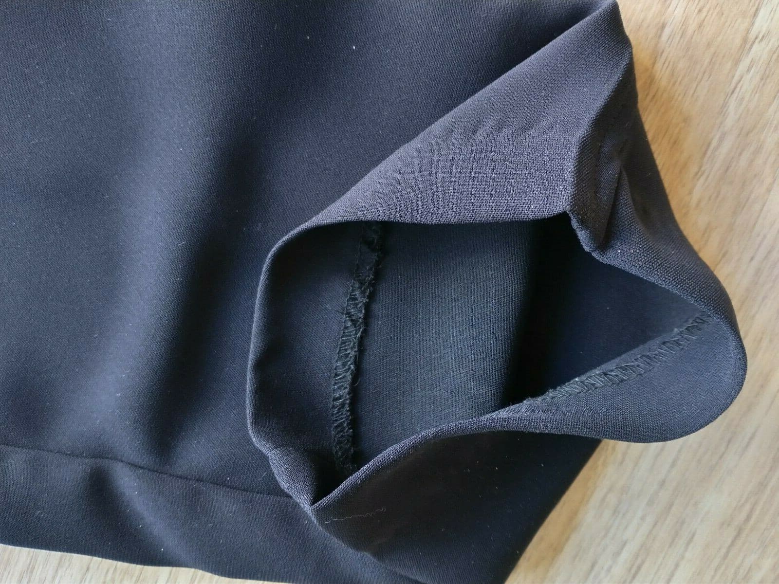 Derek Lam Women Knit Crop Pants Pleat-Front Pockets Zip Black Sz.14 - Thumbnail 6