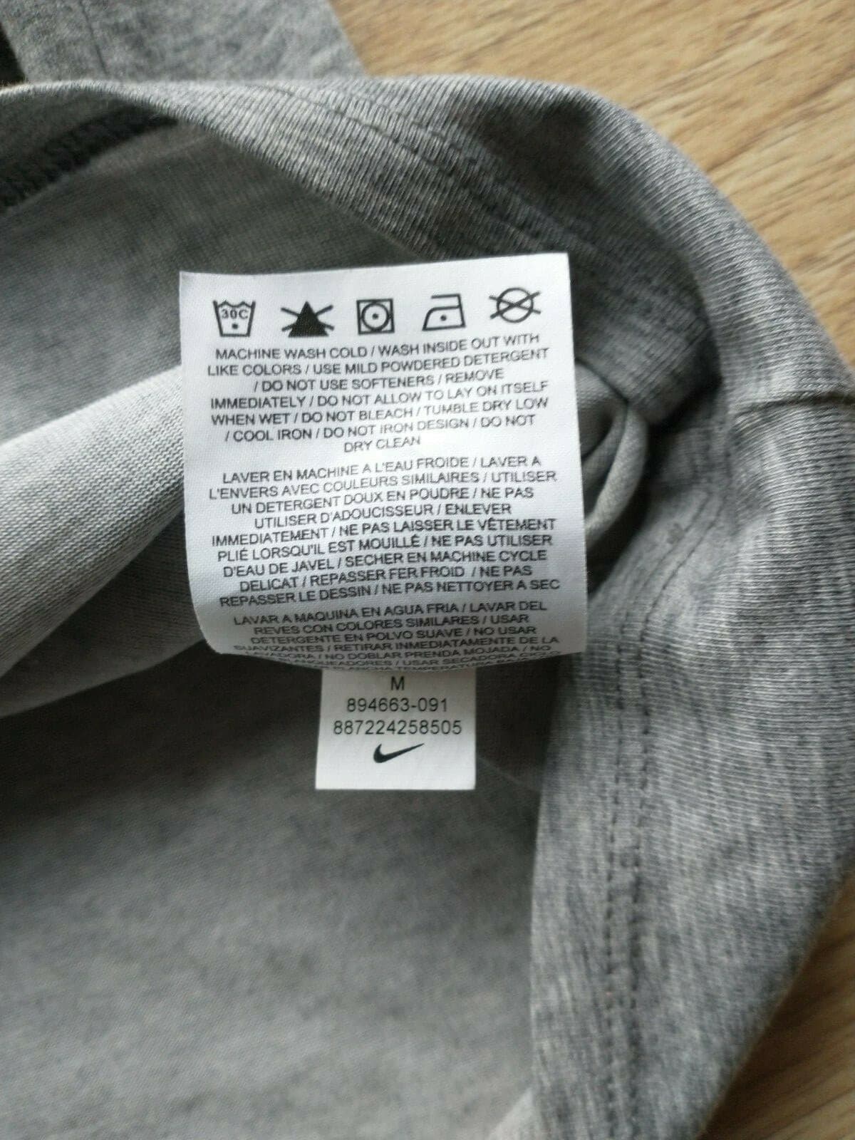Nike the Nike Tee Dri-Fit Women T-shirt Short Sleeve Scoop Neck Gray Sz.M - Thumbnail 7