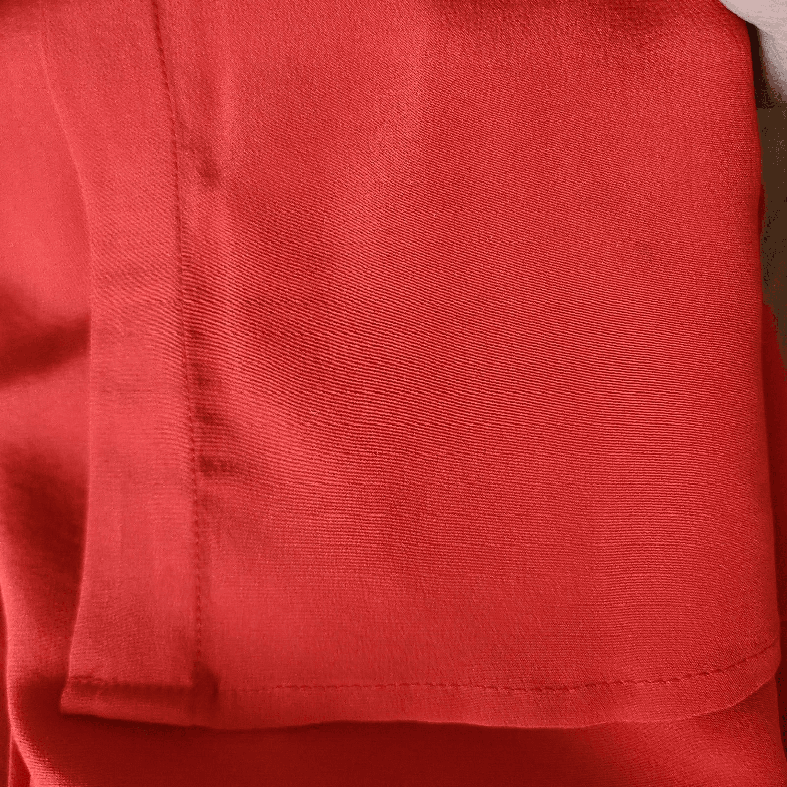 NWT Polo Ralph Lauren 100% Silk Belted Shirt Dress Long Sleeve Pocket Red Sz.6 - Thumbnail 18