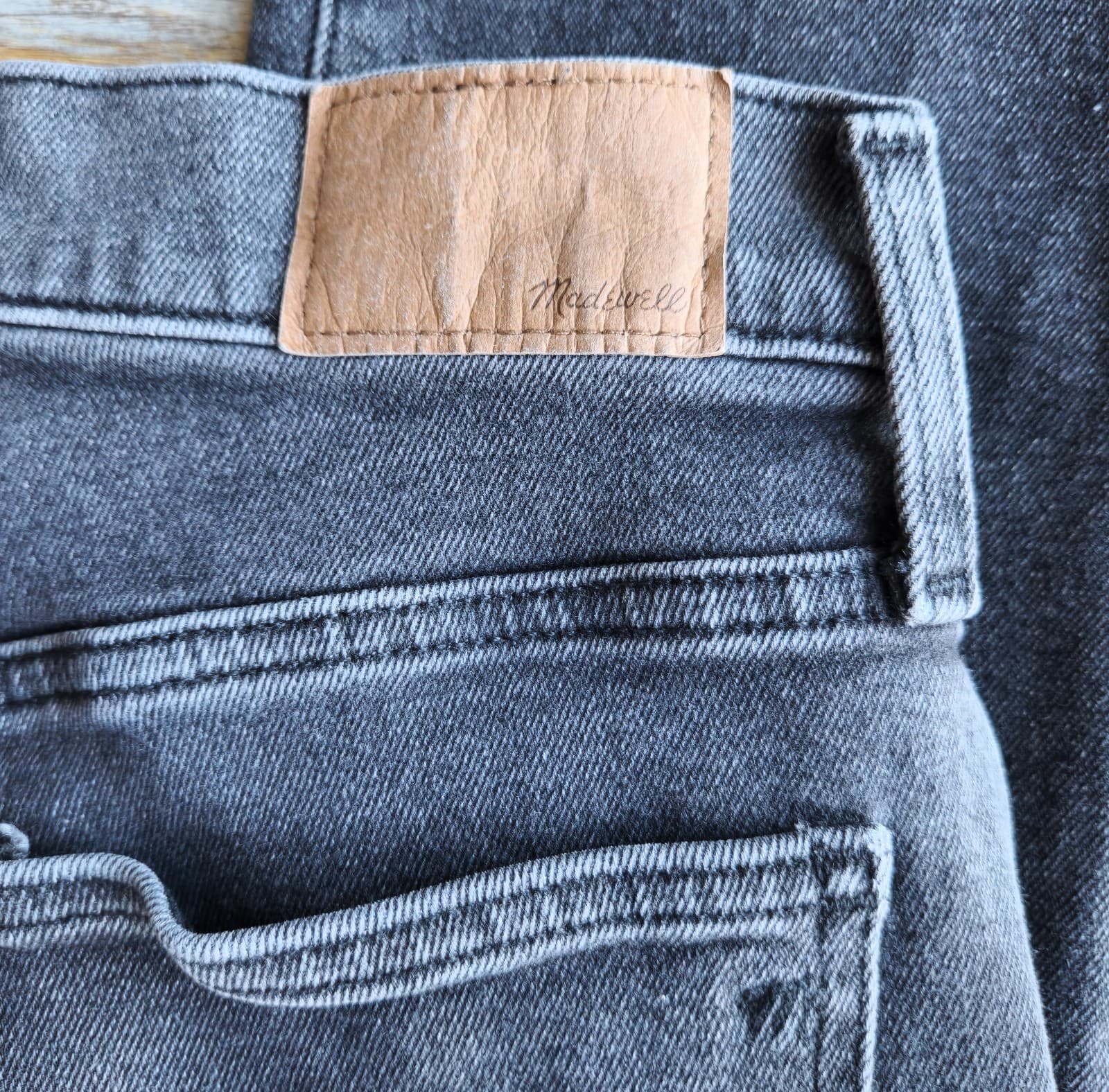 Madewell The Perfect Vintage Jeans High Rise Stretch Lunar Wash Black Women's 26 - Thumbnail 10