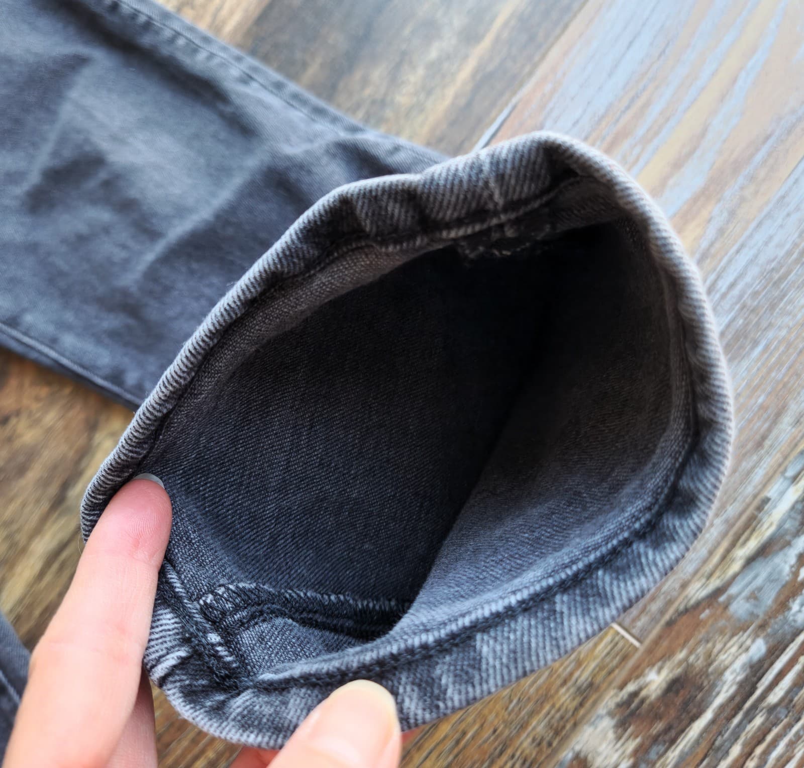 Madewell The Perfect Vintage Jeans High Rise Stretch Lunar Wash Black Women's 26 - Thumbnail 4