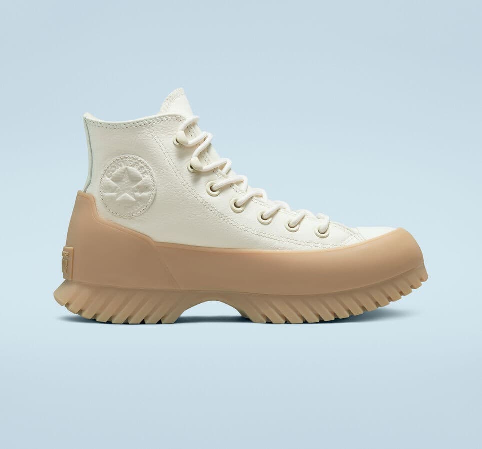 Converse Chuck Taylor All Star Lugged 2.0 Hi Sneaker Waterproof Leather M8 W10 - Thumbnail 3