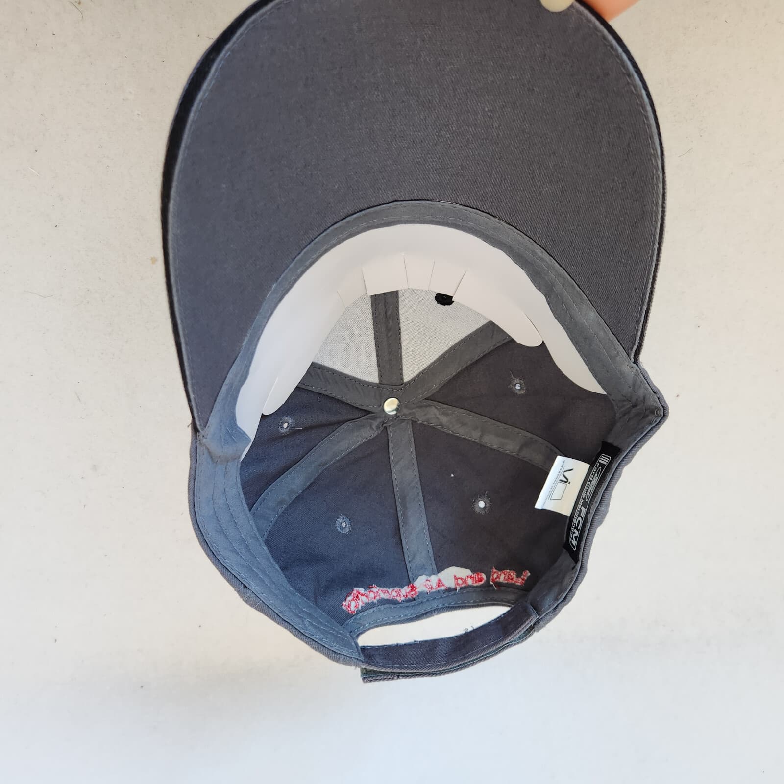 NWoT FORD Motor F22 RAPTOR Baseball Hat Cap Adjustable Canvas Black Grey Men O/S - Thumbnail 7