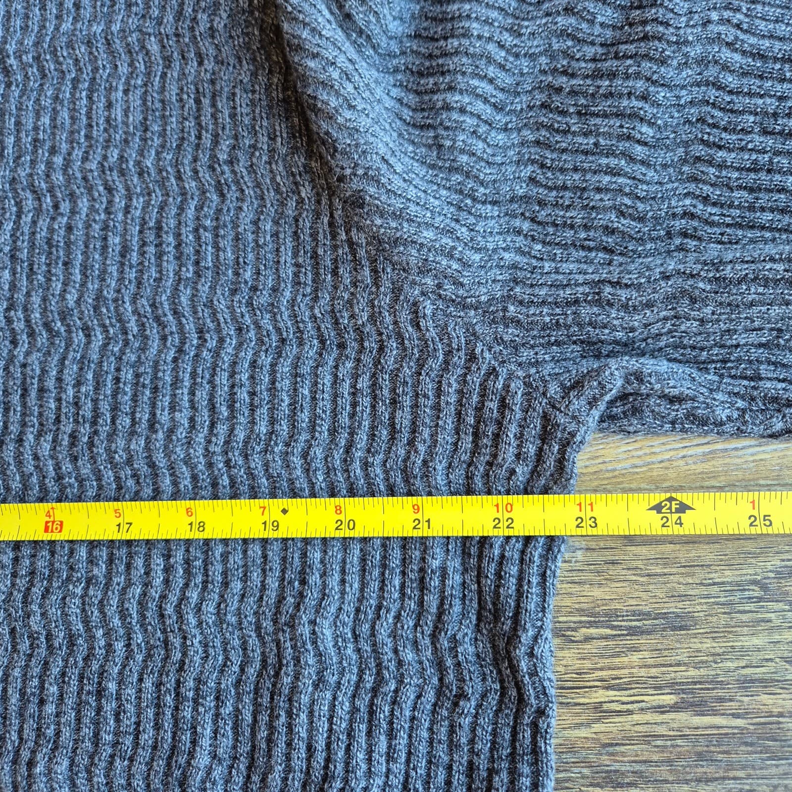 Ted Baker London Agarr Men's 5 (XL) Crew Neck Jumper Wool Blend Textured Grey - Thumbnail 9