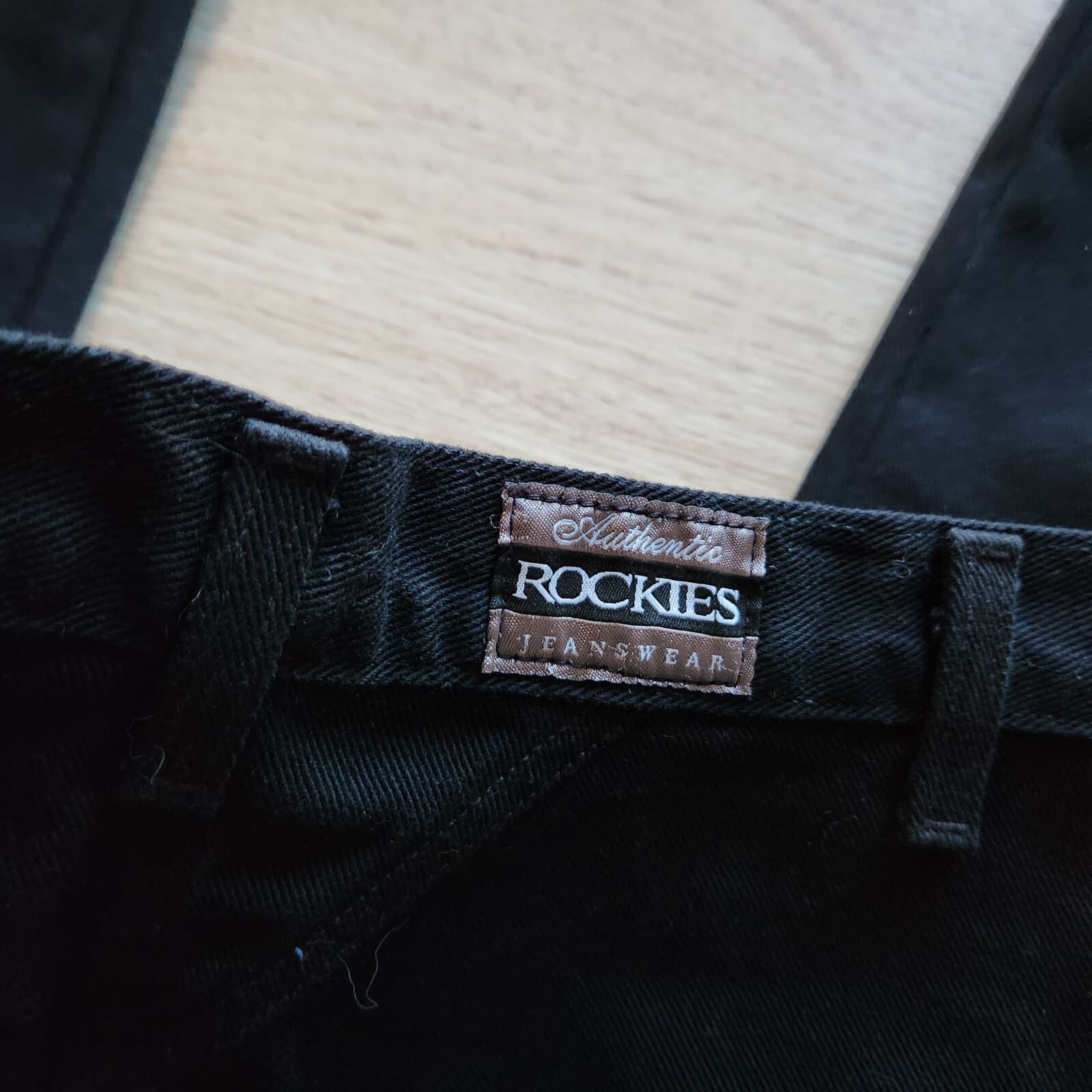 EUC Vintage Rockies Y-York High Waist Jean Bareback Black Women 9/10 19 Inseam L - Thumbnail 9