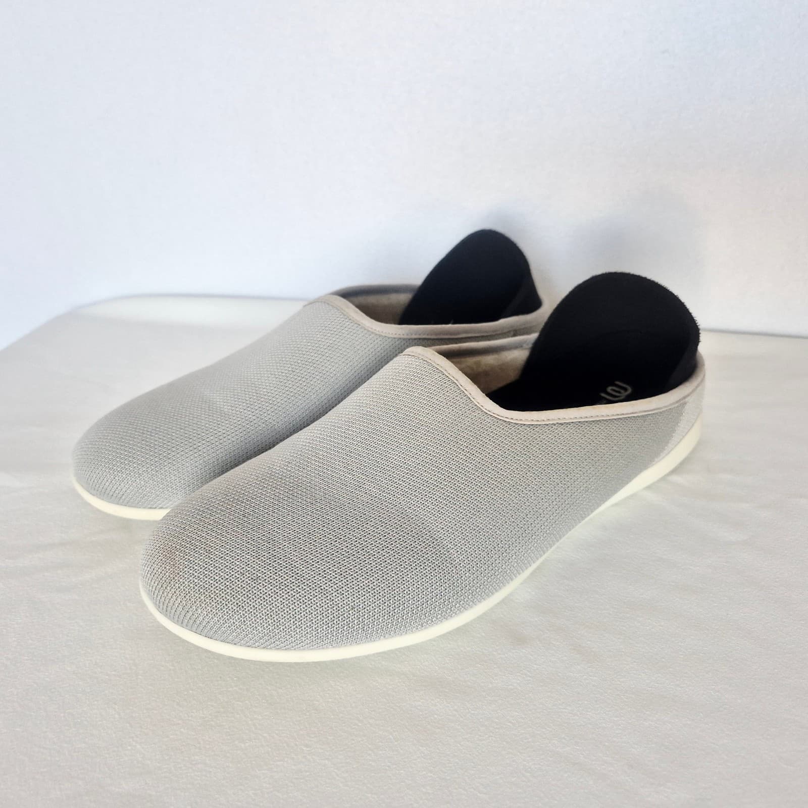 Mahabis Outdoor Slipper Wool Lining Comfort Water-Resistant Grey Unisex EU43 - Thumbnail 6