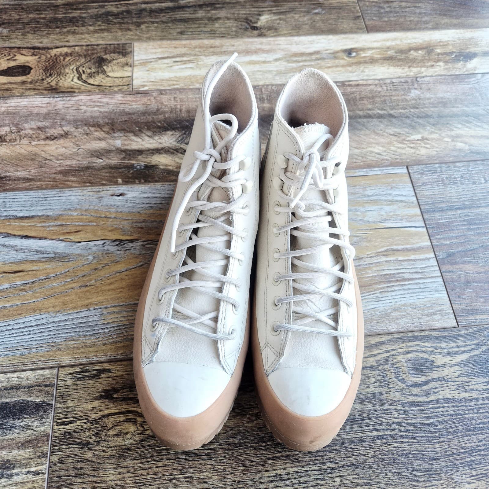 Converse Chuck Taylor All Star Lugged 2.0 Hi Sneaker Waterproof Leather M8 W10 - Thumbnail 11