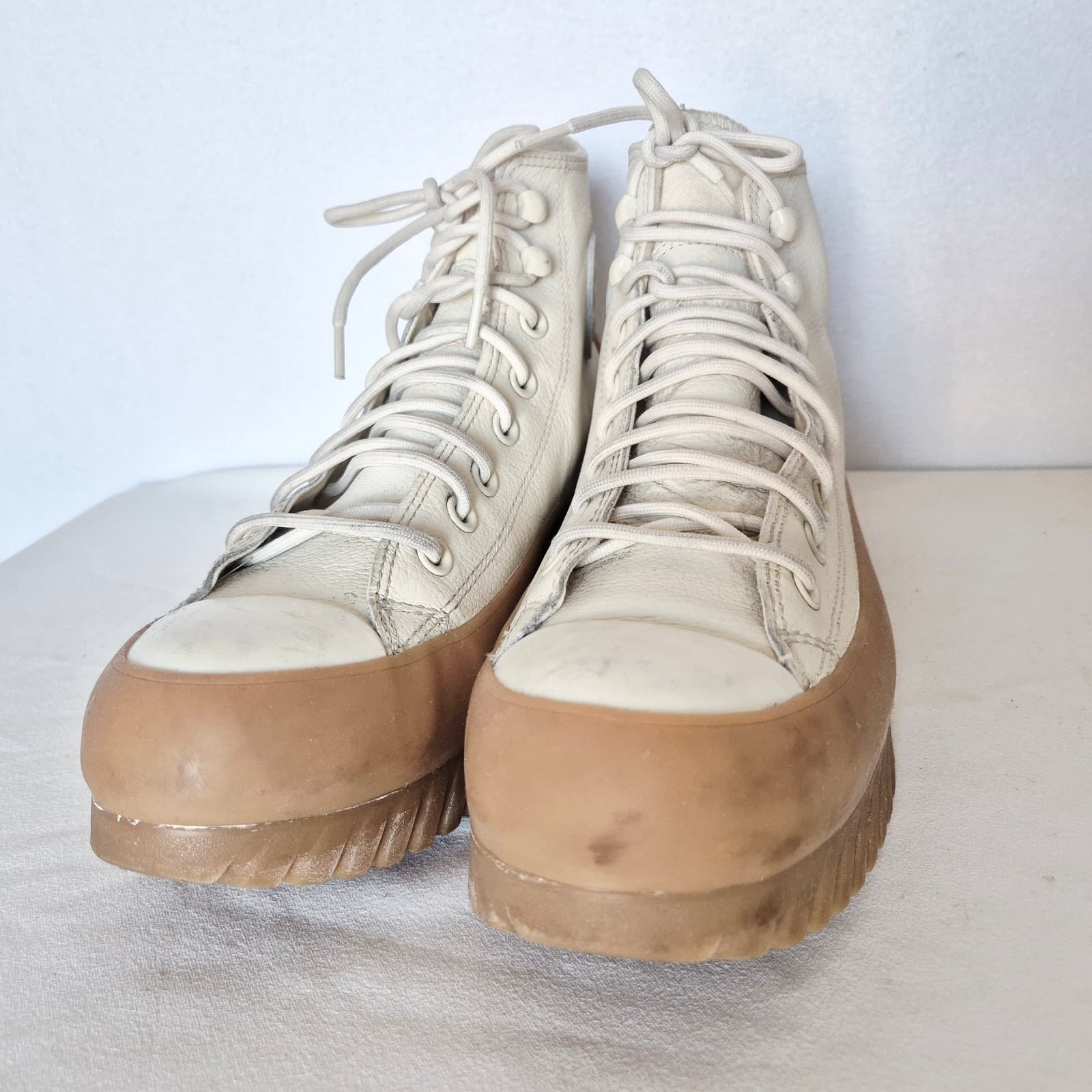 Converse Chuck Taylor All Star Lugged 2.0 Hi Sneaker Waterproof Leather M8 W10 - Thumbnail 12