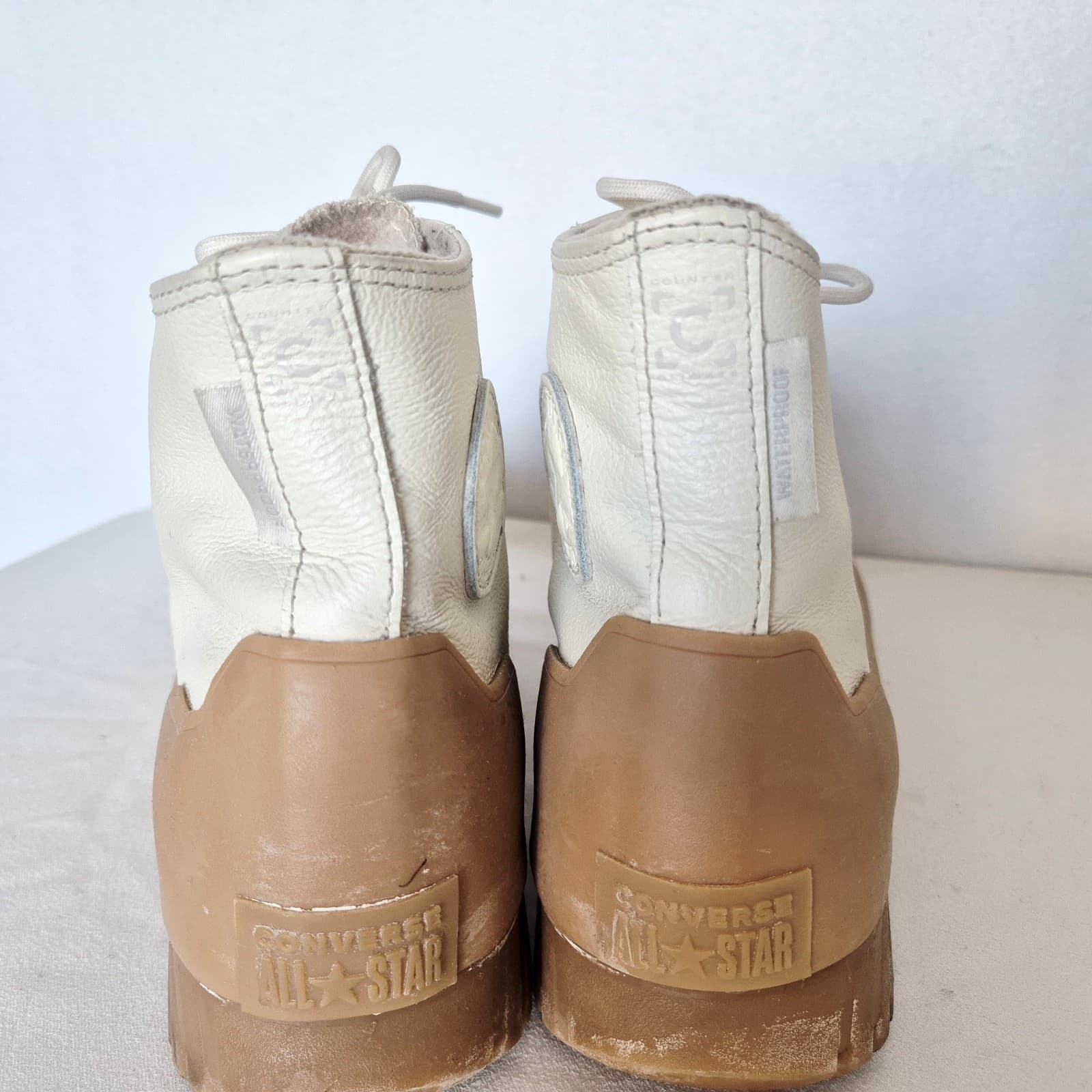Converse Chuck Taylor All Star Lugged 2.0 Hi Sneaker Waterproof Leather M8 W10 - Thumbnail 13