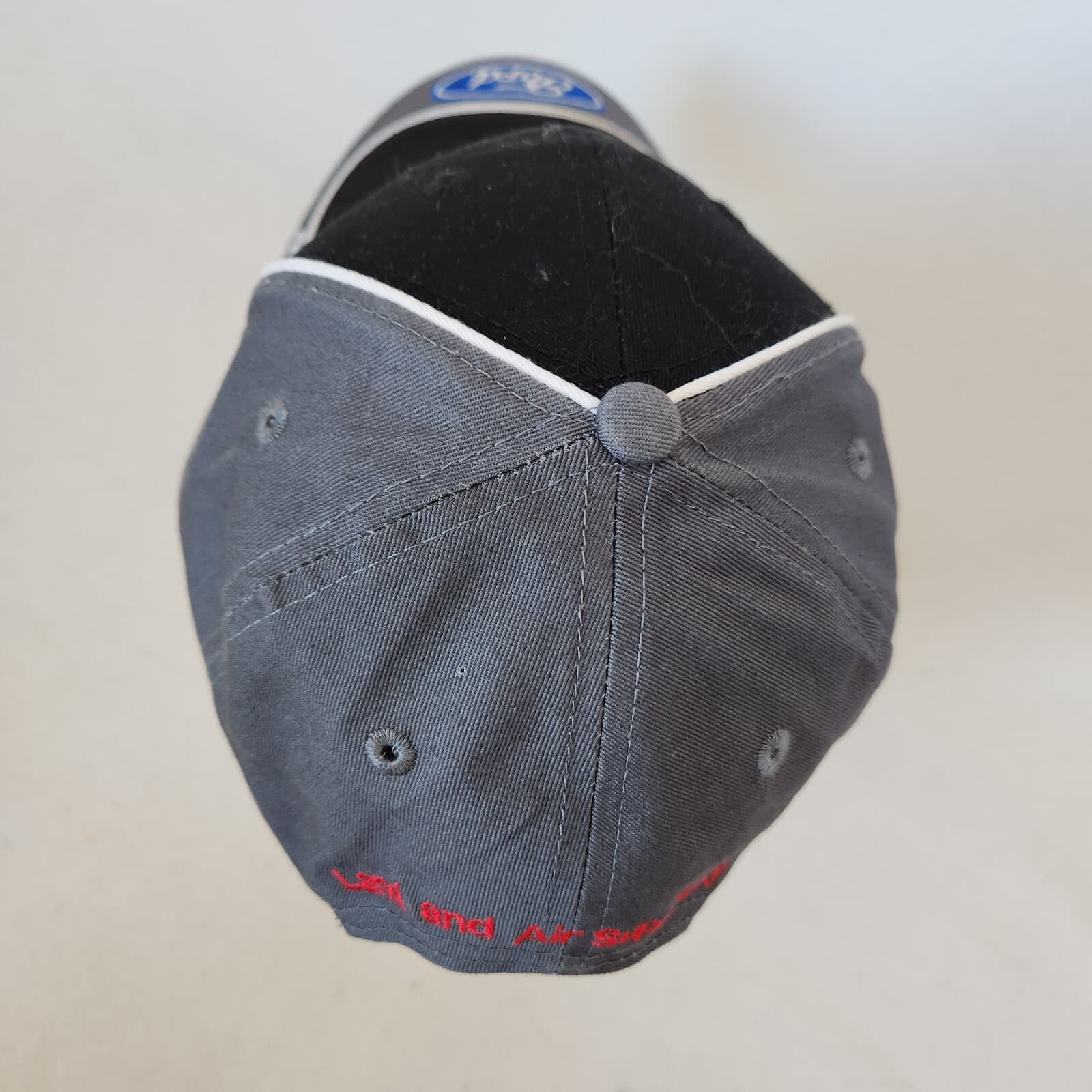 NWoT FORD Motor F22 RAPTOR Baseball Hat Cap Adjustable Canvas Black Grey Men O/S - Thumbnail 5
