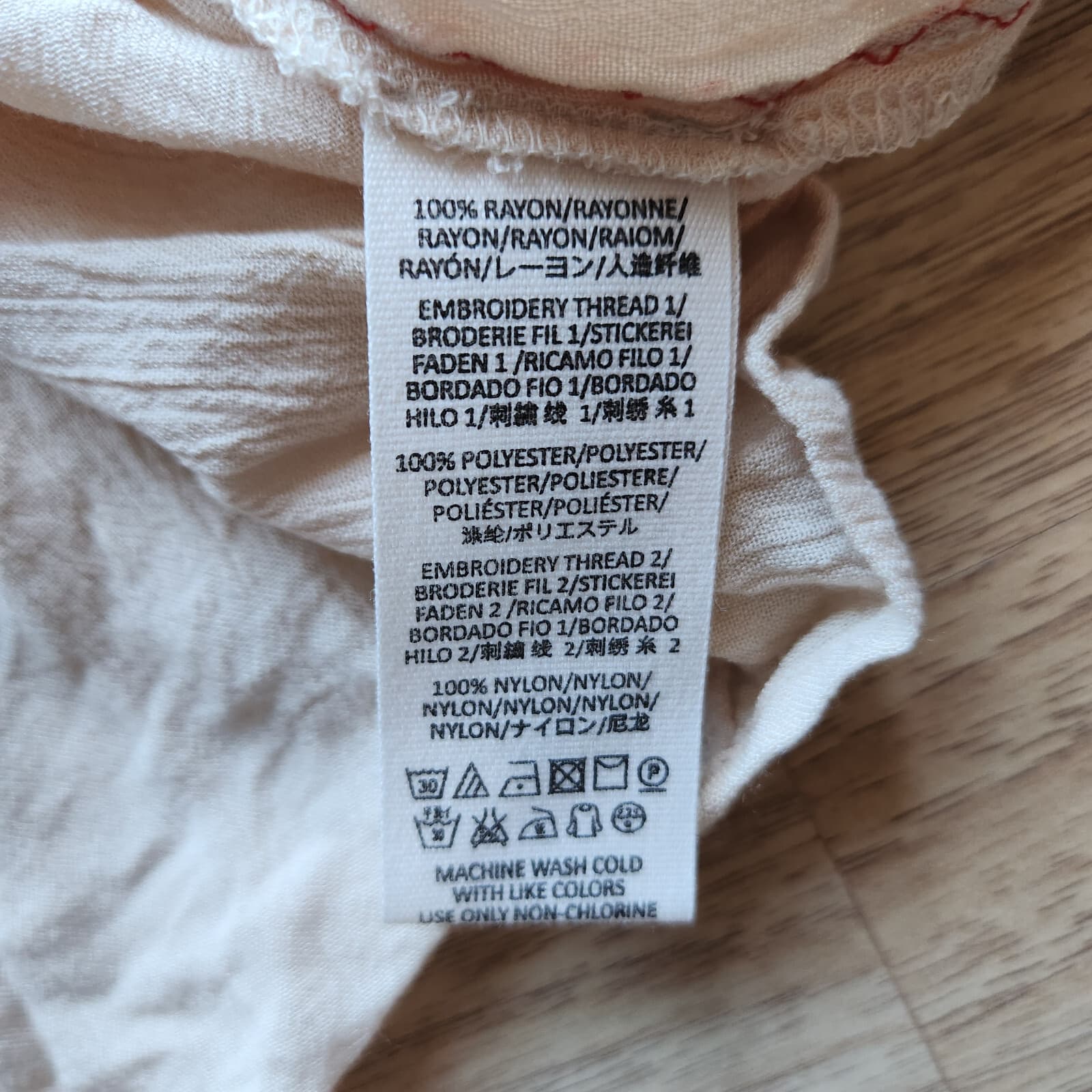 Free People Wind Willow Boho Mini Tunic Dress Cottagecore Peasant Beige Womens S - Thumbnail 13