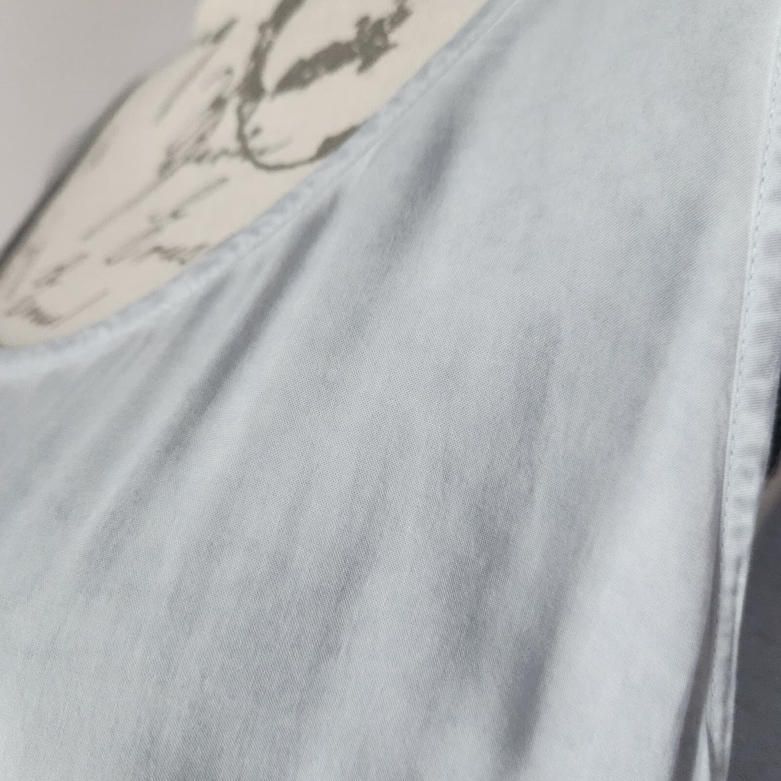 Sundance Linen Viscose Drop-Waist Midi Dress Sleeveless Scoop Neck Tie Grey XL - Thumbnail 3
