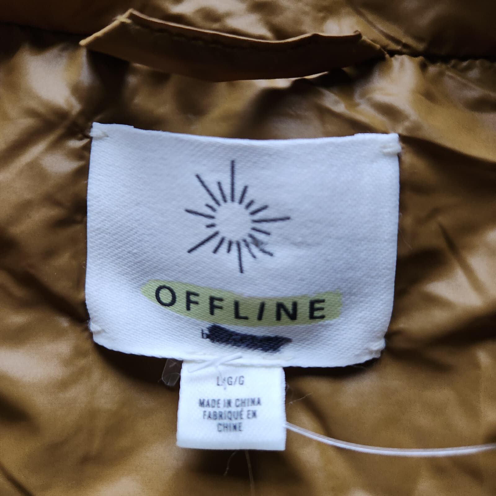 NWoT Offline by Aerie Popover Puffer Quilted Jacket Snap Lightweight Green men L - Thumbnail 7