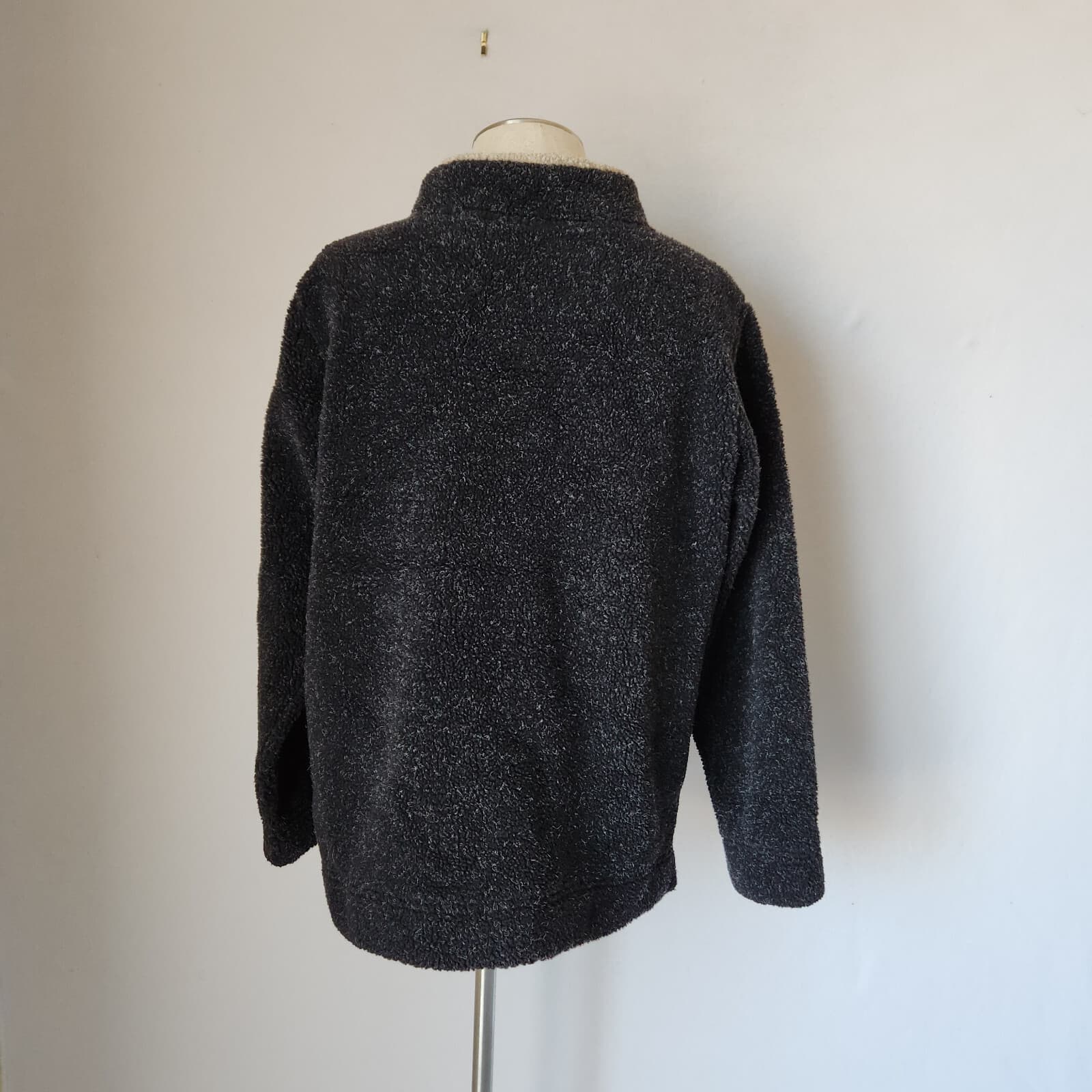 Cabela's Chunky Fleece Pullover Sweatshirt Nordic Snowflake Southwest Black Sz.L - Thumbnail 7