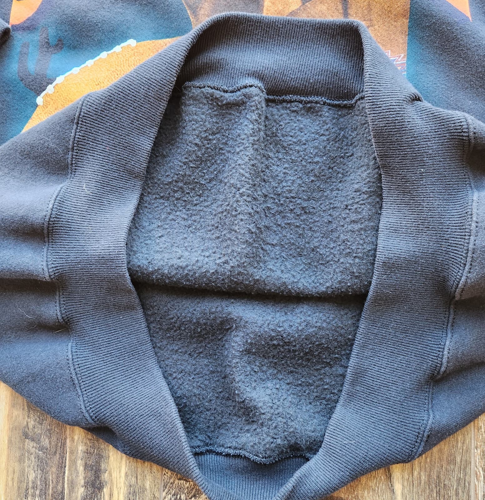 Vintage'95 Lee Made in USA XXX Super Bowl Sun Devil Stadium Sweatshirt Blue XL - Thumbnail 5