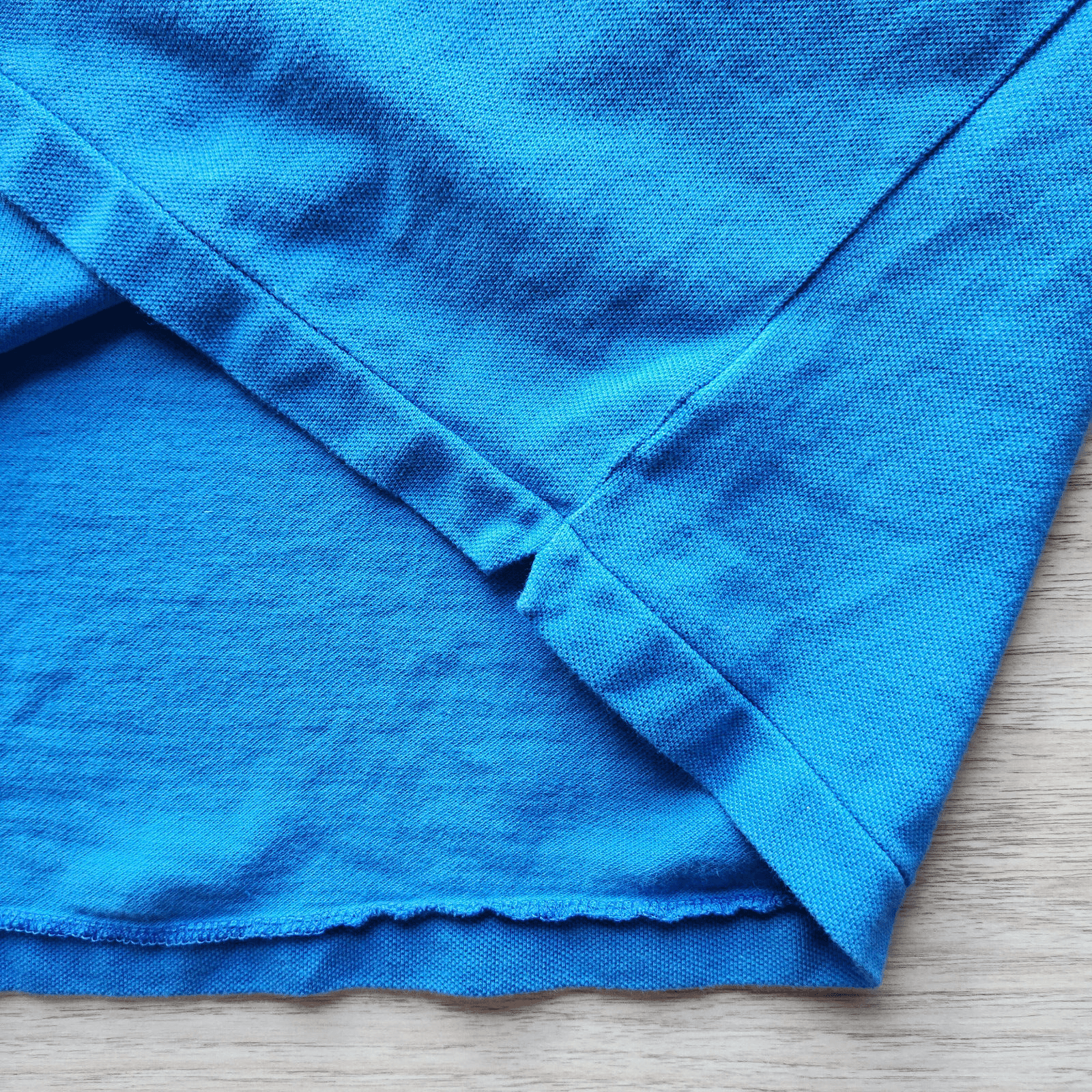 Lacoste Polo Shirt Short Sleeve Button Collar 100% Cotton Blue Men Sz.6 (L) - Thumbnail 3