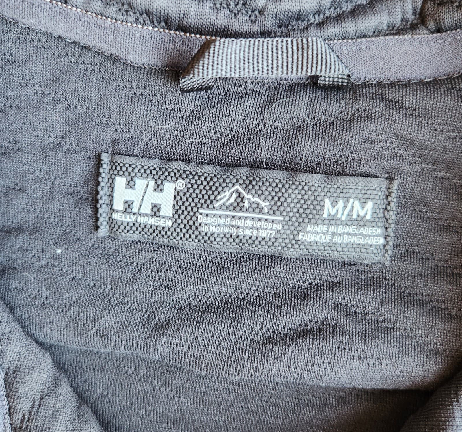 Helly Hansen Men's M Lillo Snap Sweater Pullover Chest-Pocket Quilted Knit Black - Thumbnail 11