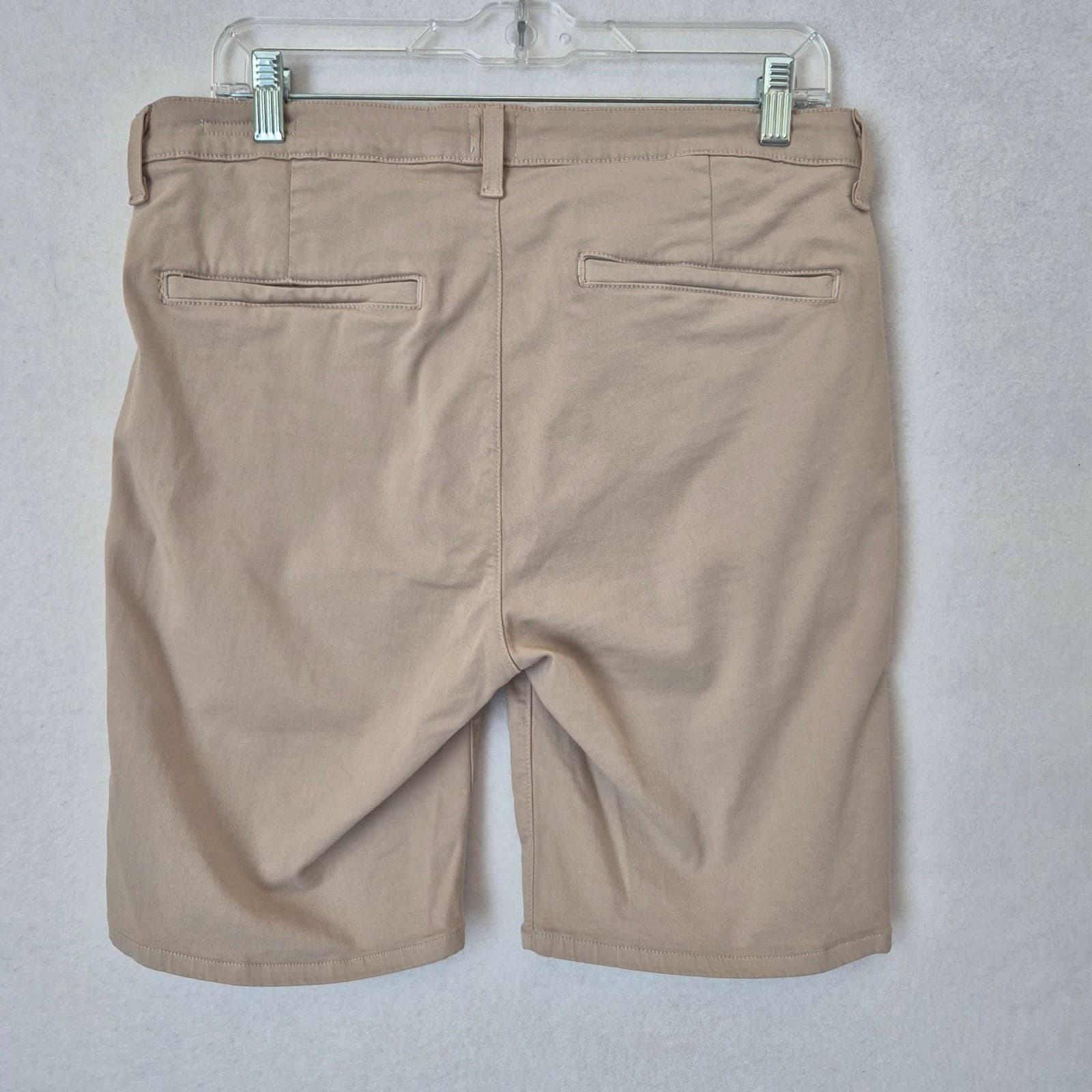 EDWIN Mason Oyster Slim Chino Shorts Stretch Cotton Blend Men's 30 Made in USA - Thumbnail 4