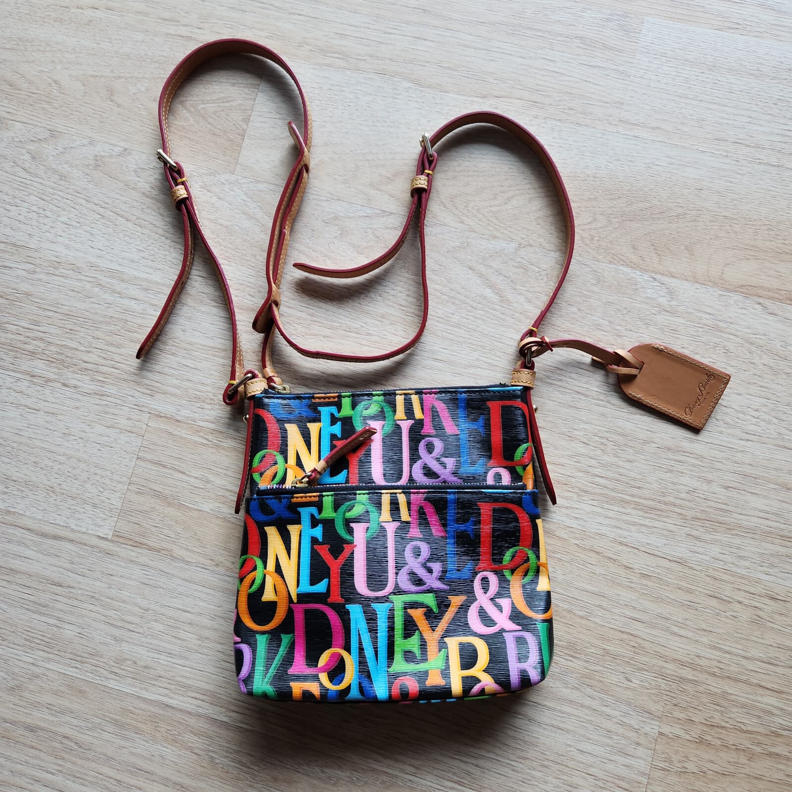 Dooney & Bourke Multicolor Grafica Retro Crossbody Bag Leather Polyvinyl-Coated - Thumbnail 3
