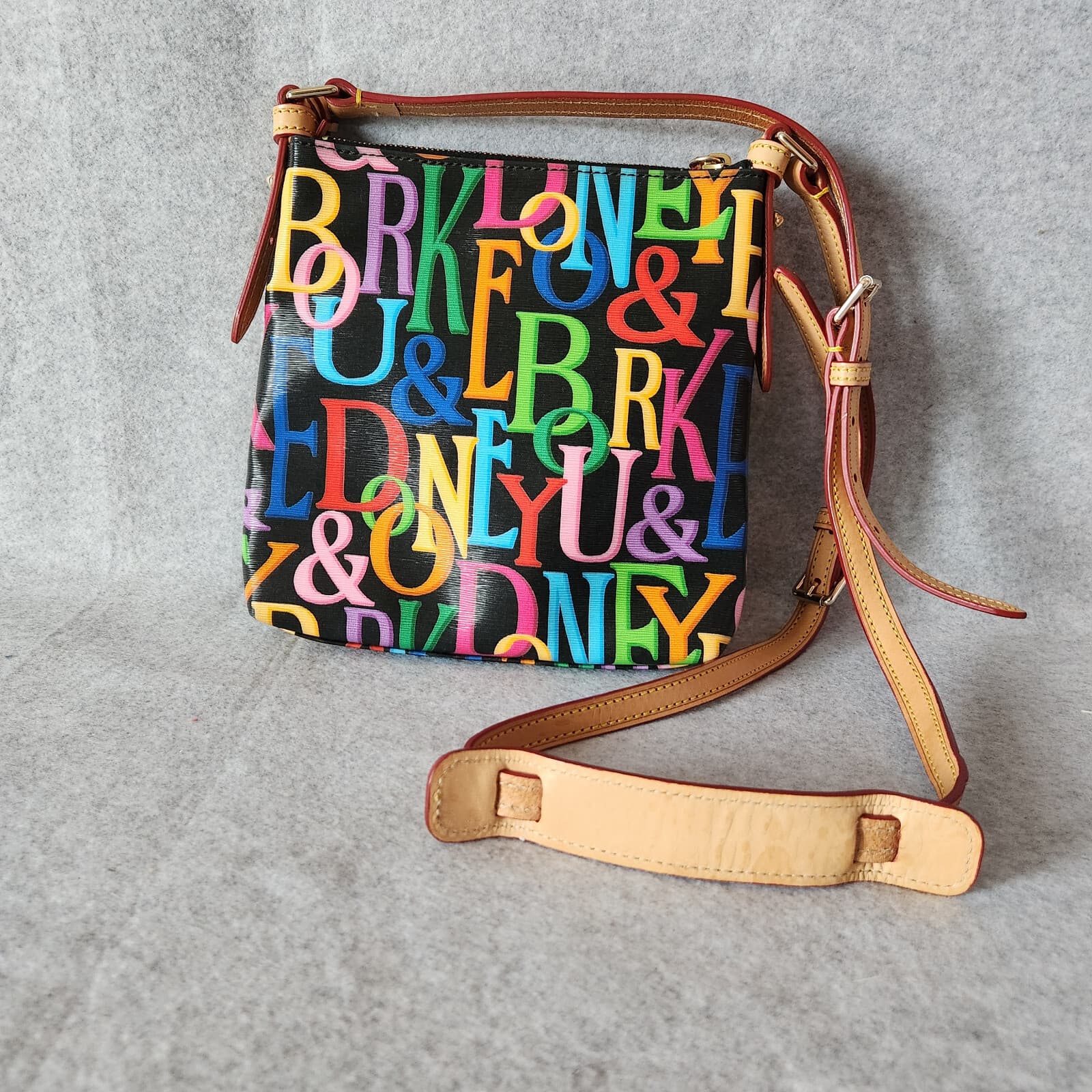 Dooney & Bourke Multicolor Grafica Retro Crossbody Bag Leather Polyvinyl-Coated - Thumbnail 4