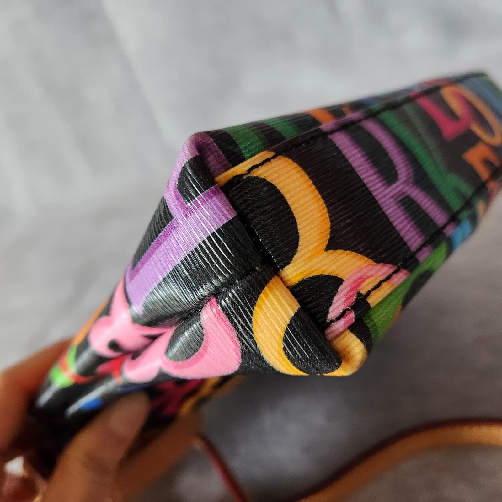 Dooney & Bourke Multicolor Grafica Retro Crossbody Bag Leather Polyvinyl-Coated - Thumbnail 6