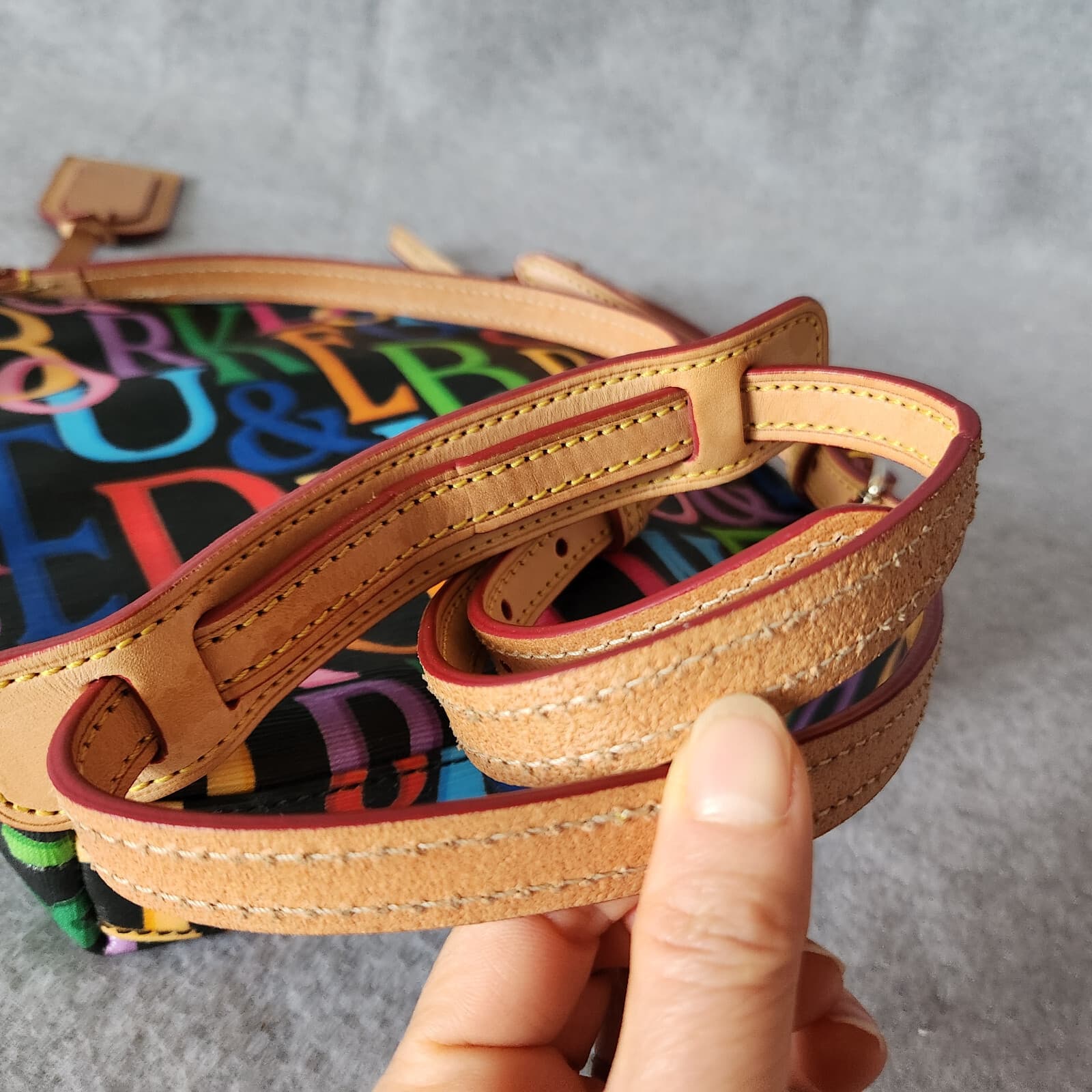 Dooney & Bourke Multicolor Grafica Retro Crossbody Bag Leather Polyvinyl-Coated - Thumbnail 10