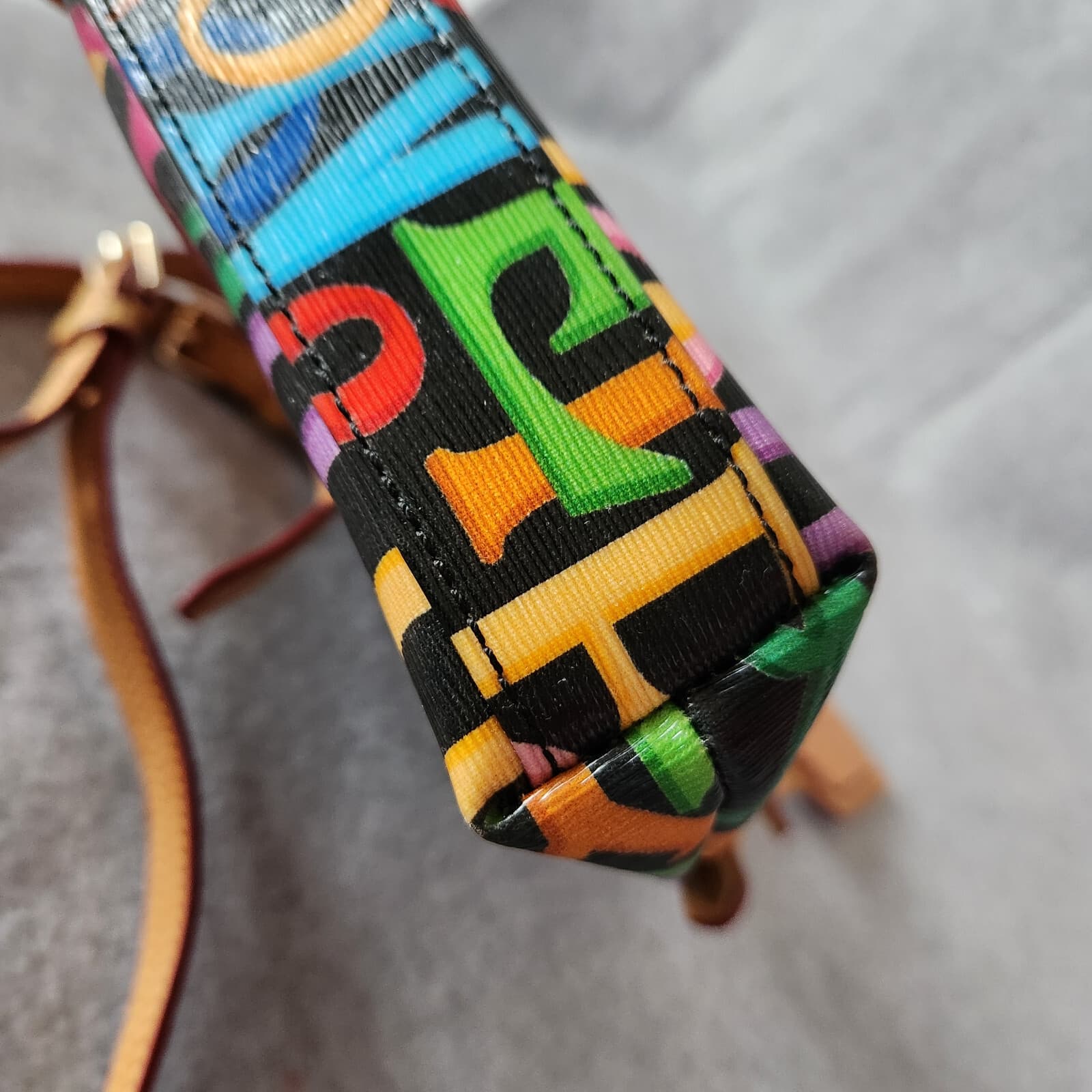 Dooney & Bourke Multicolor Grafica Retro Crossbody Bag Leather Polyvinyl-Coated - Thumbnail 7
