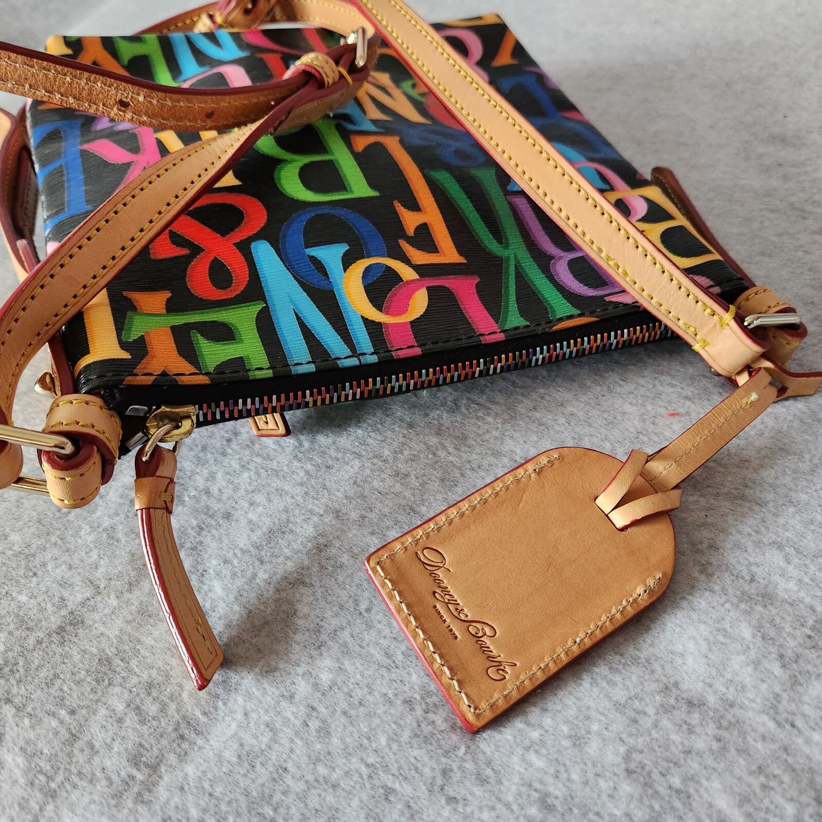 Dooney & Bourke Multicolor Grafica Retro Crossbody Bag Leather Polyvinyl-Coated - Thumbnail 9