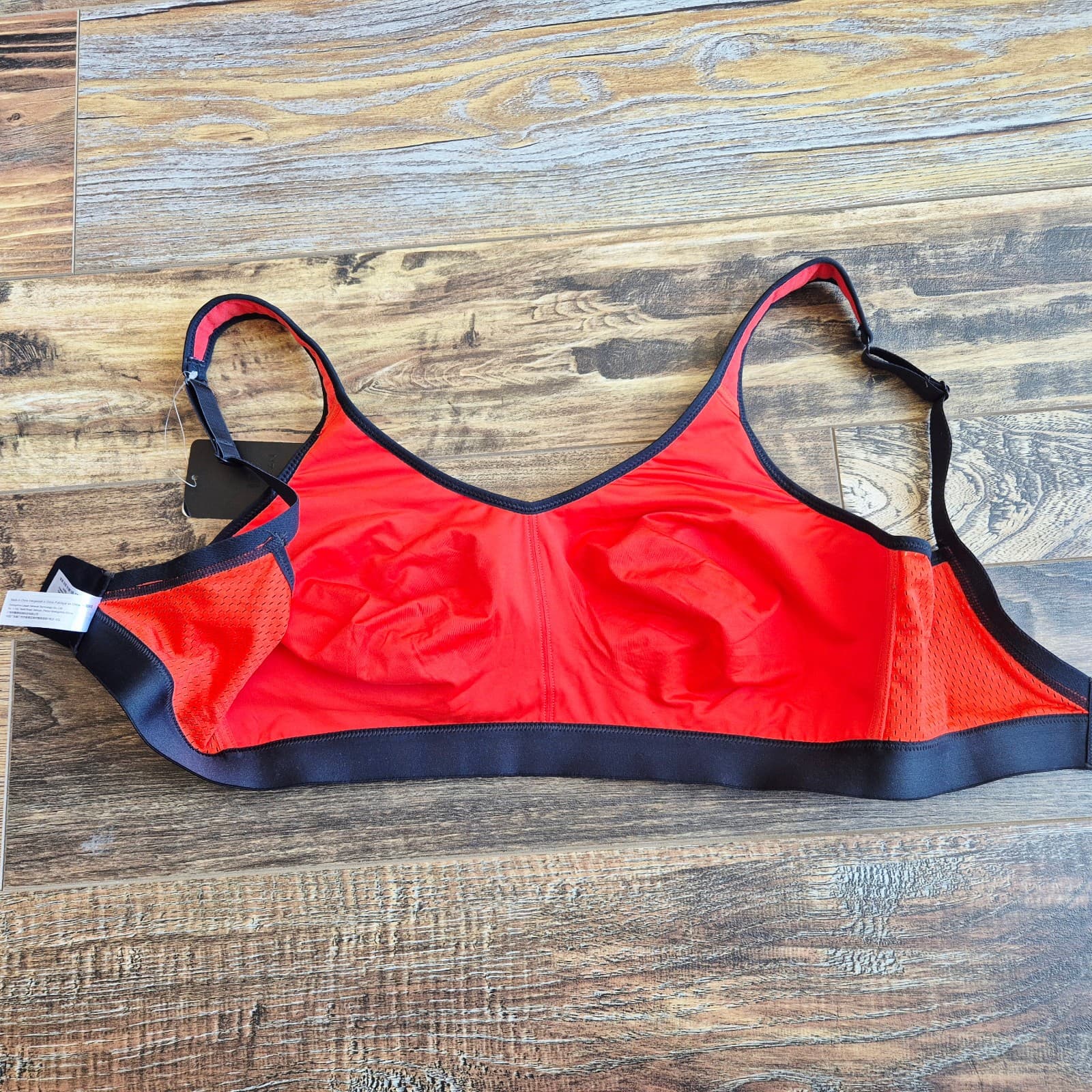 NWT SYROKAN Ultimate Run Sport Bra Wirefree Adjustable Living Coral Women's 38E - Thumbnail 11