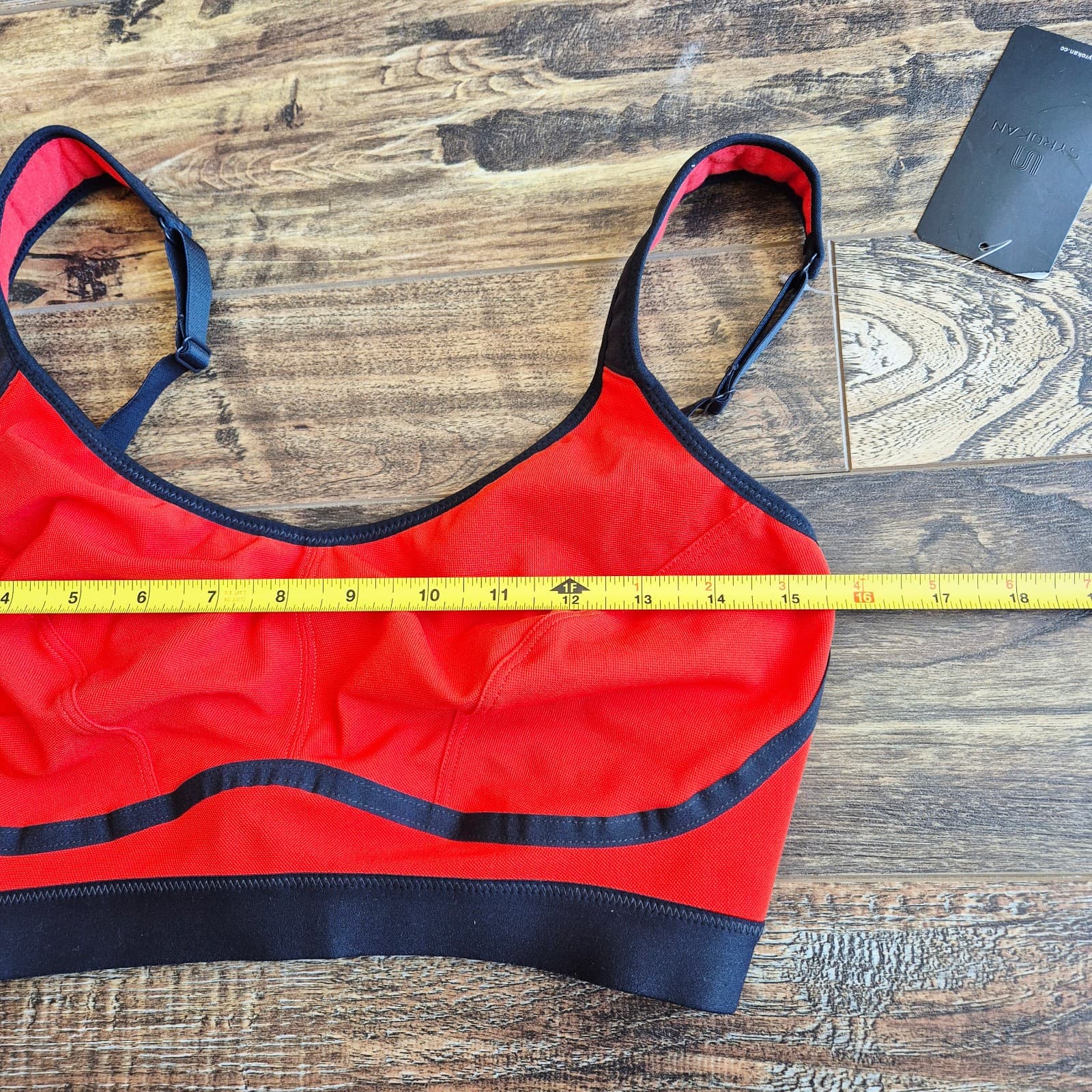 NWT SYROKAN Ultimate Run Sport Bra Wirefree Adjustable Living Coral Women's 38E - Thumbnail 15